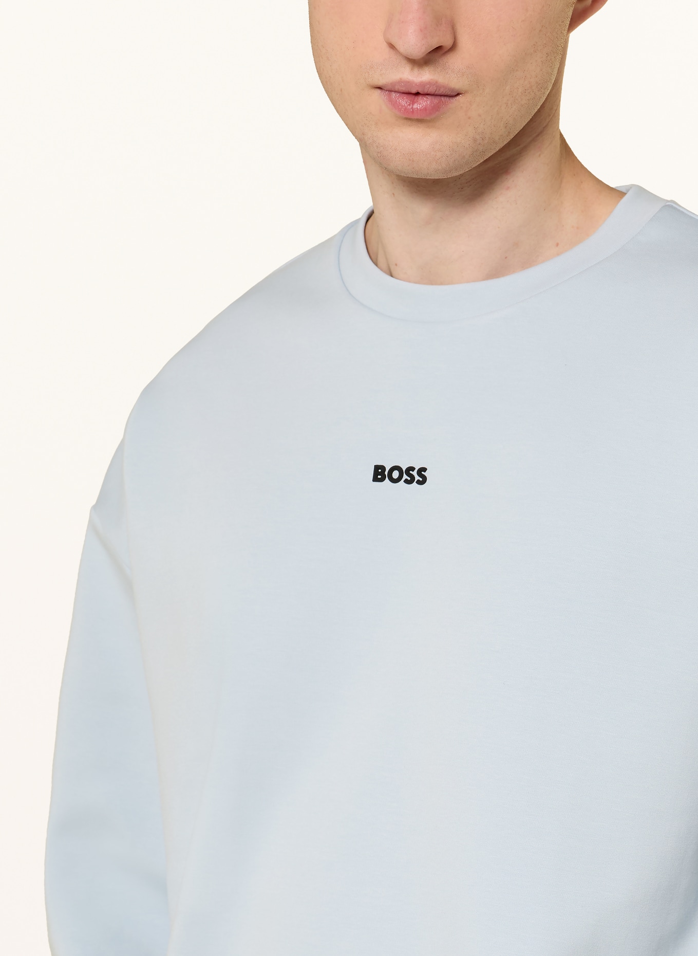 BOSS Sweatshirt STENSON: HELLBLAU