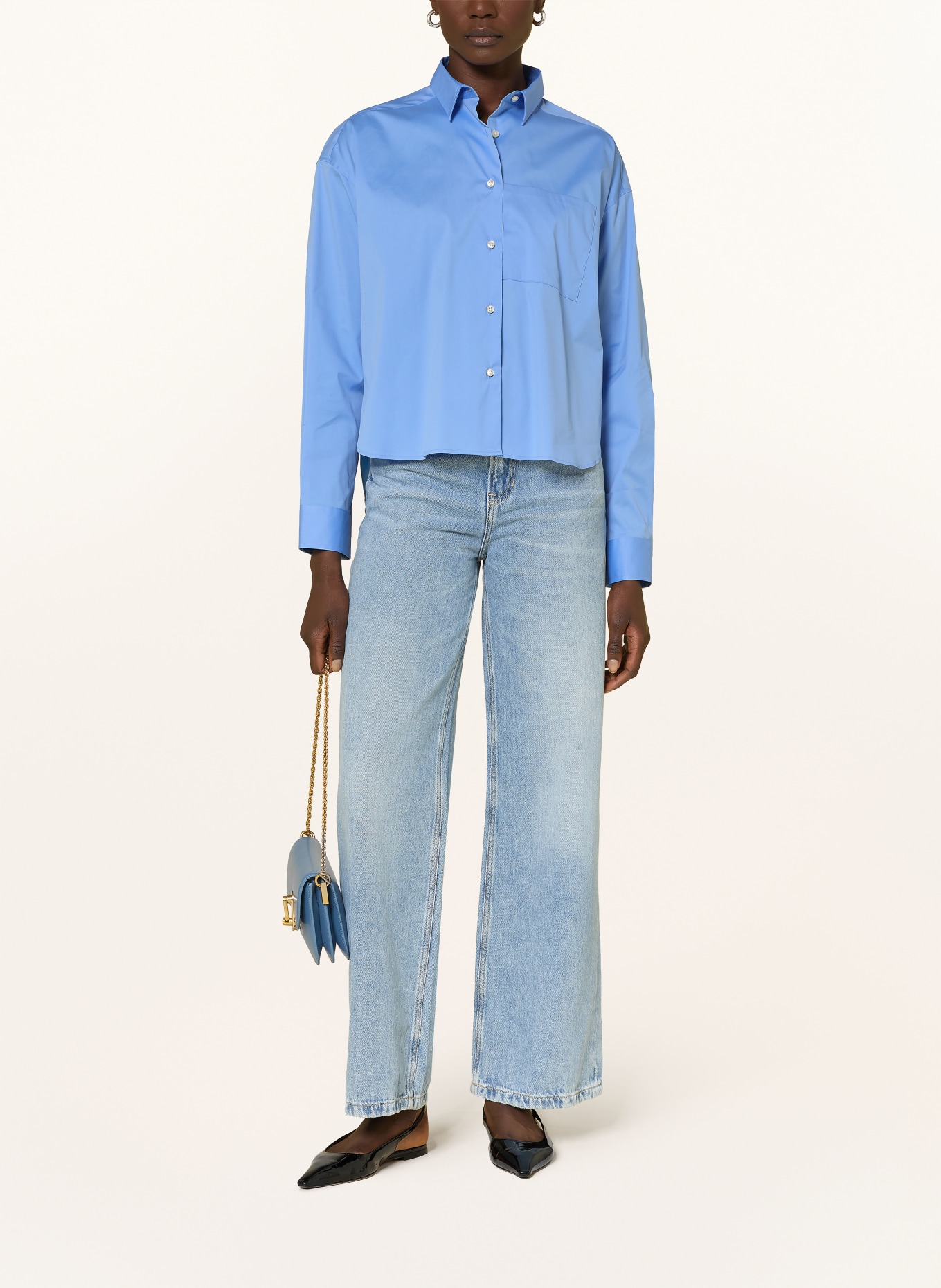 Soluzione Hemdbluse: HELLBLAU