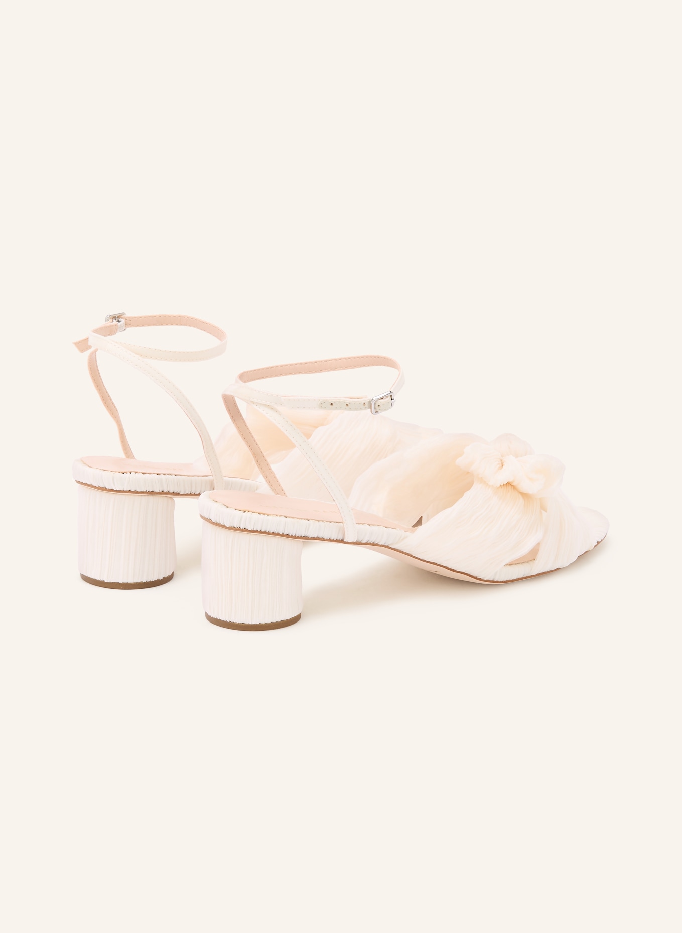 LOEFFLER RANDALL Sandały na obcasie DAHLIA: BIAŁY