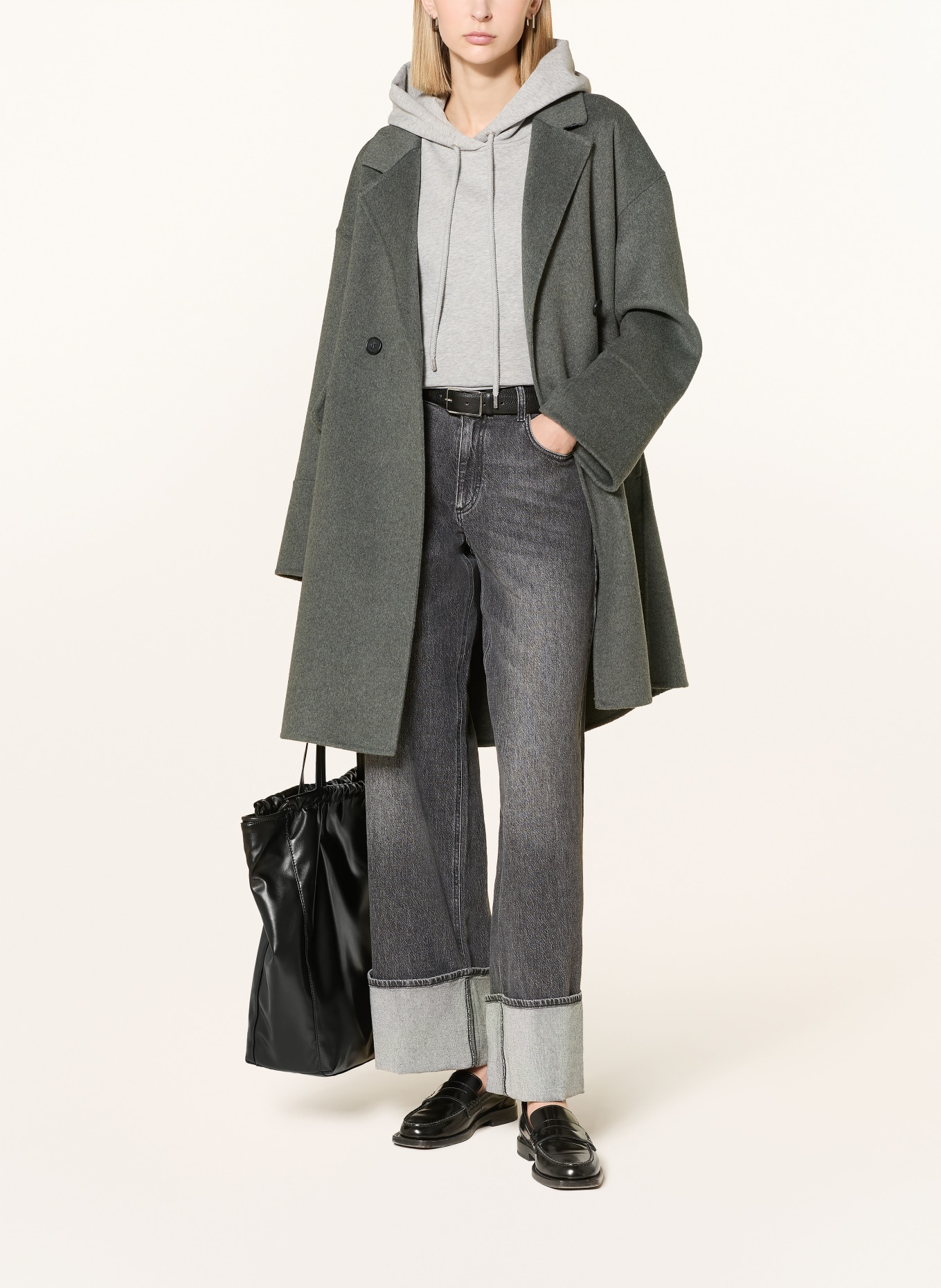 OPUS Mantel HAVILDA: GRAU