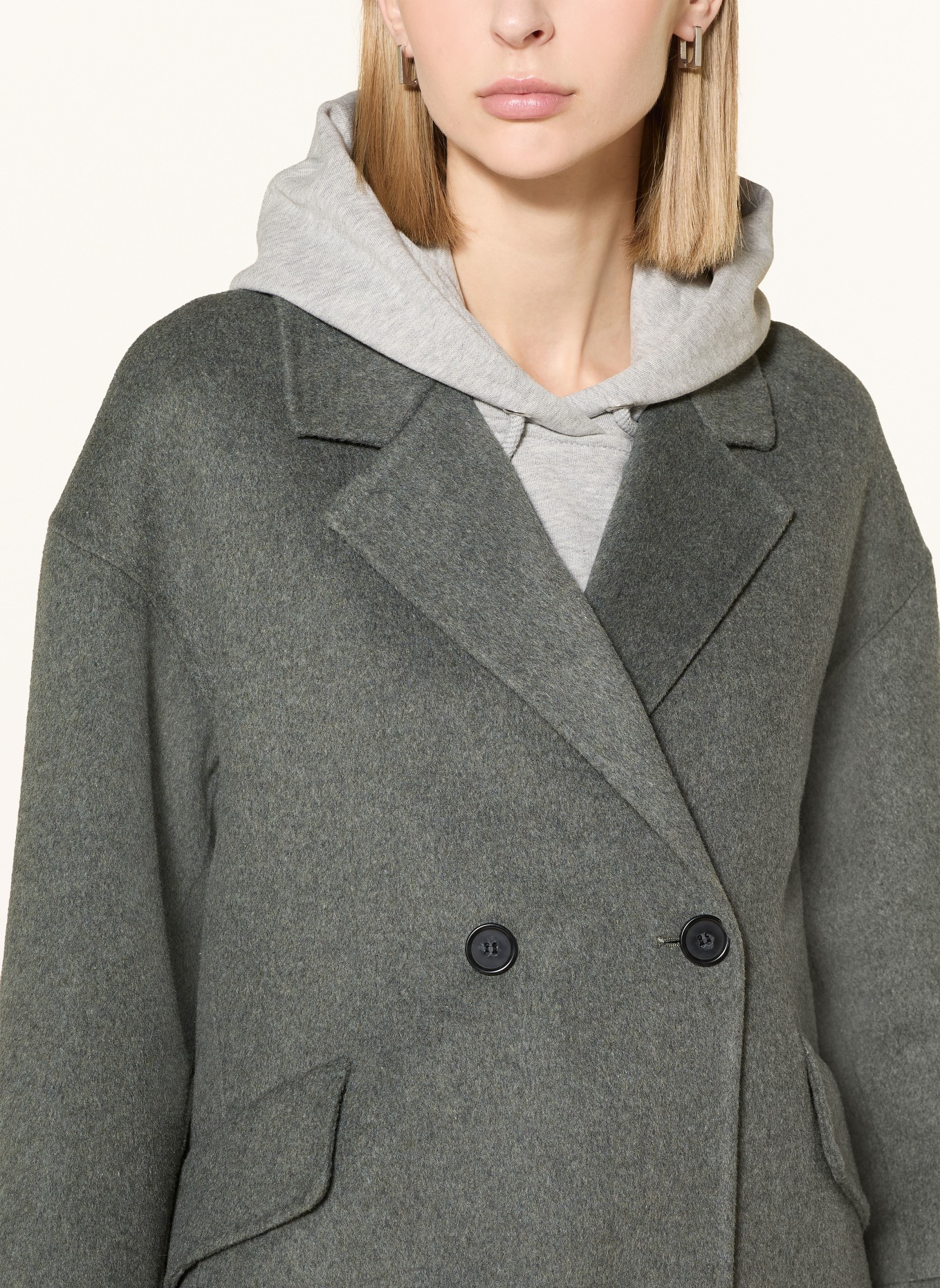 OPUS Mantel HAVILDA: GRAU