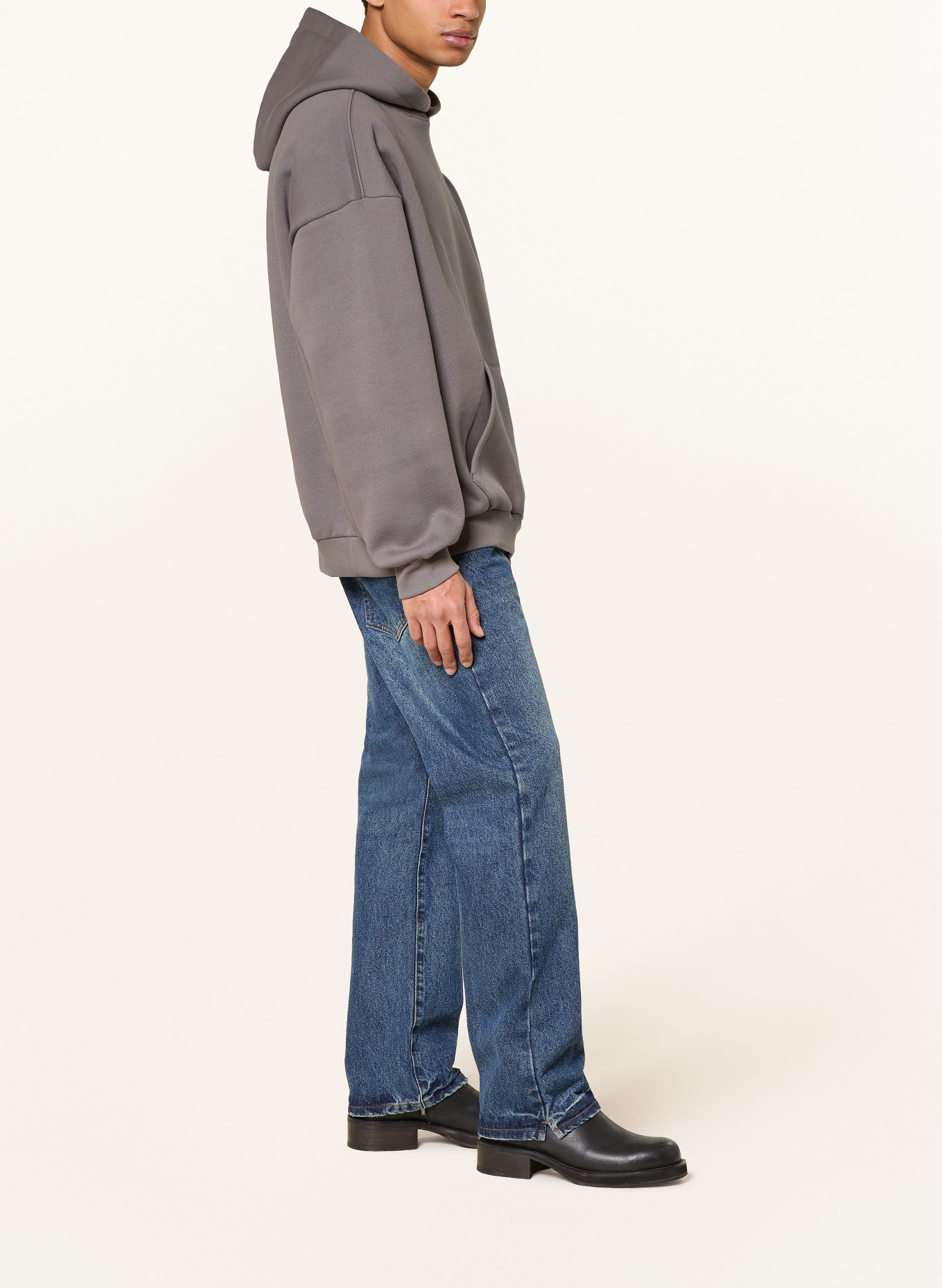 WRSTBHVR Hoodie HAKO: BLAUWGRIJS