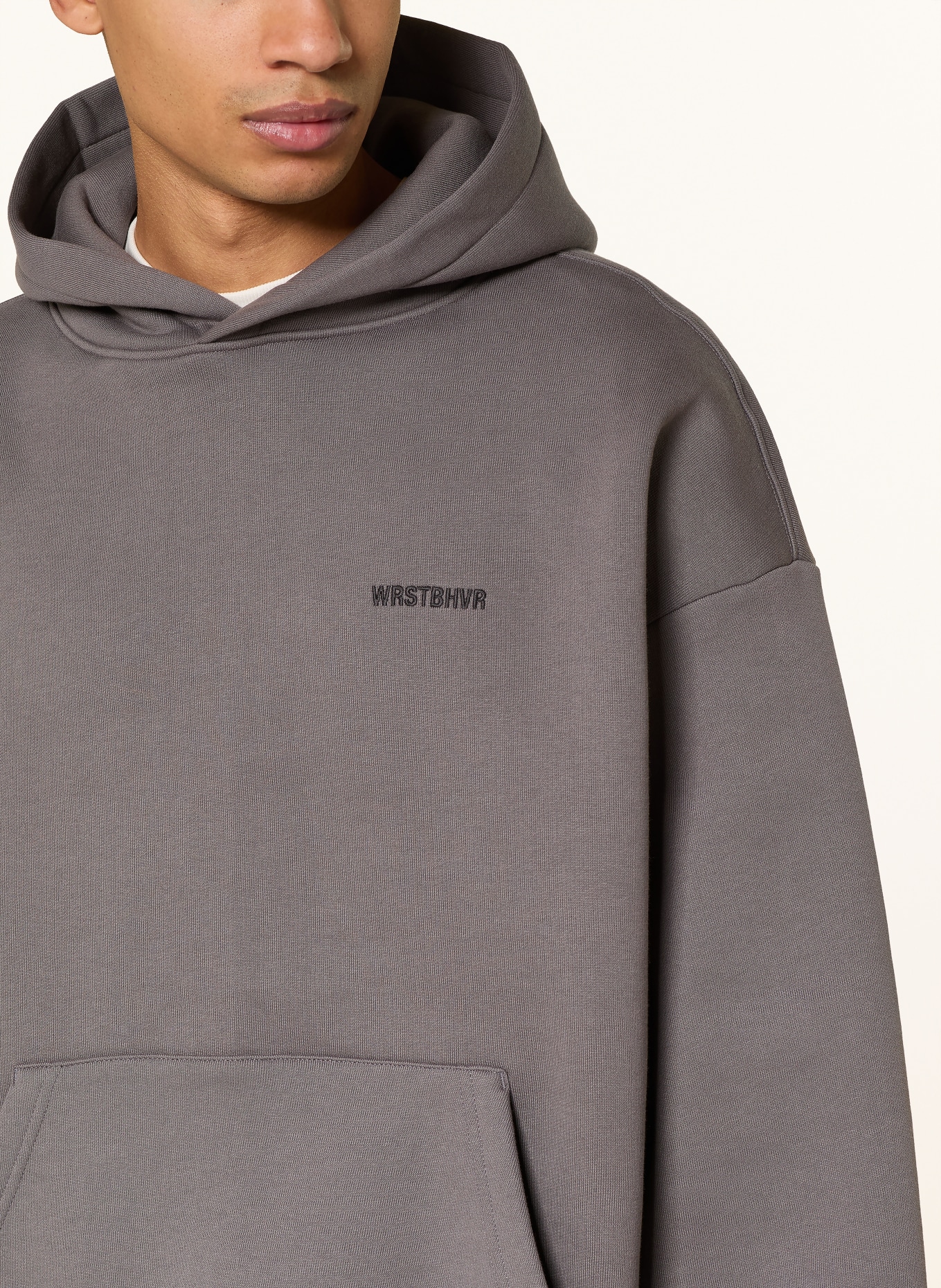 WRSTBHVR Hoodie HAKO: BLAUWGRIJS