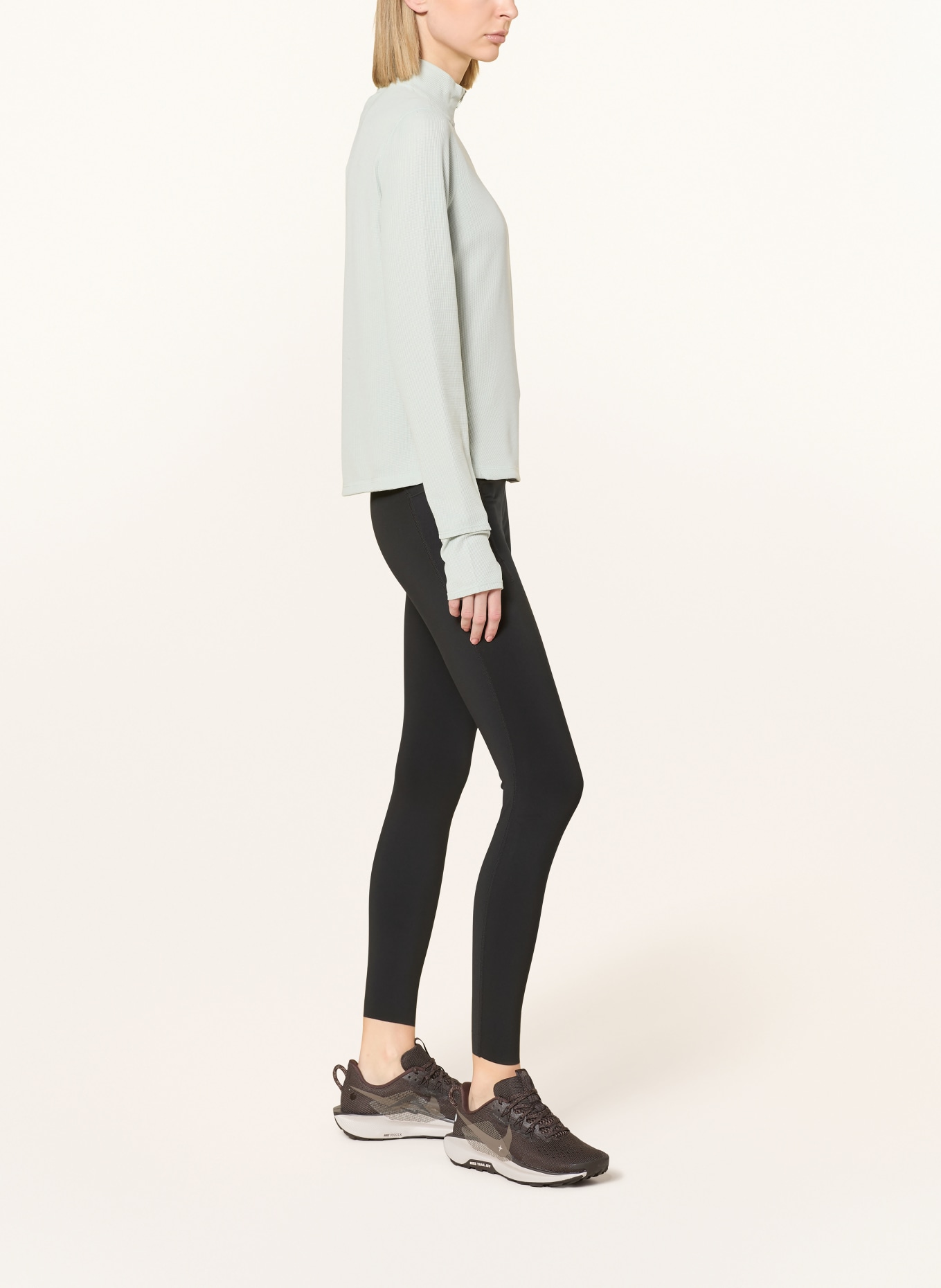 Nike Legginsy do biegania NK TRAIL: CZARNY