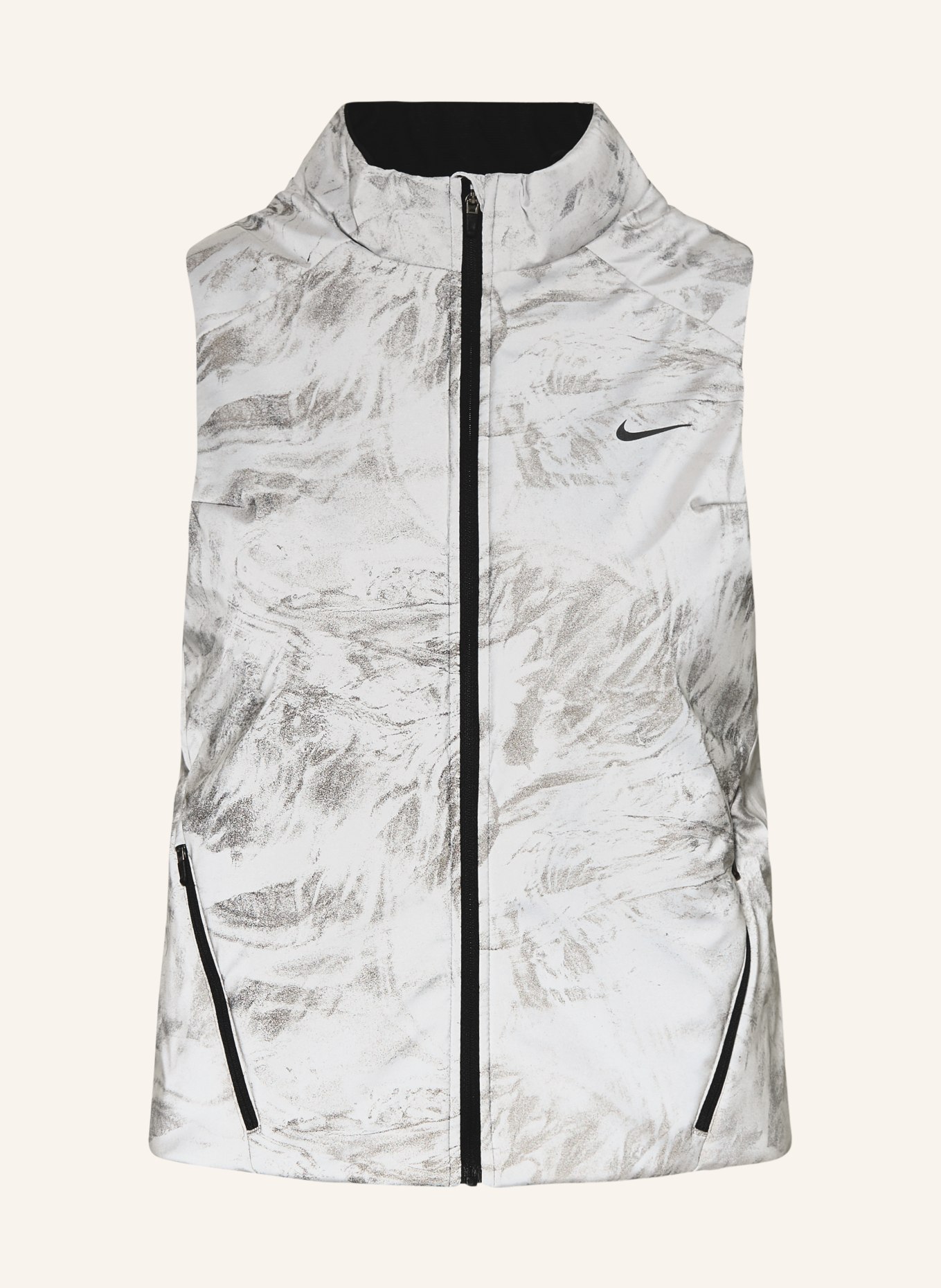 Nike Laufweste SWIFT THERMA-FIT ADV: SILBER / DUNKELGRAU