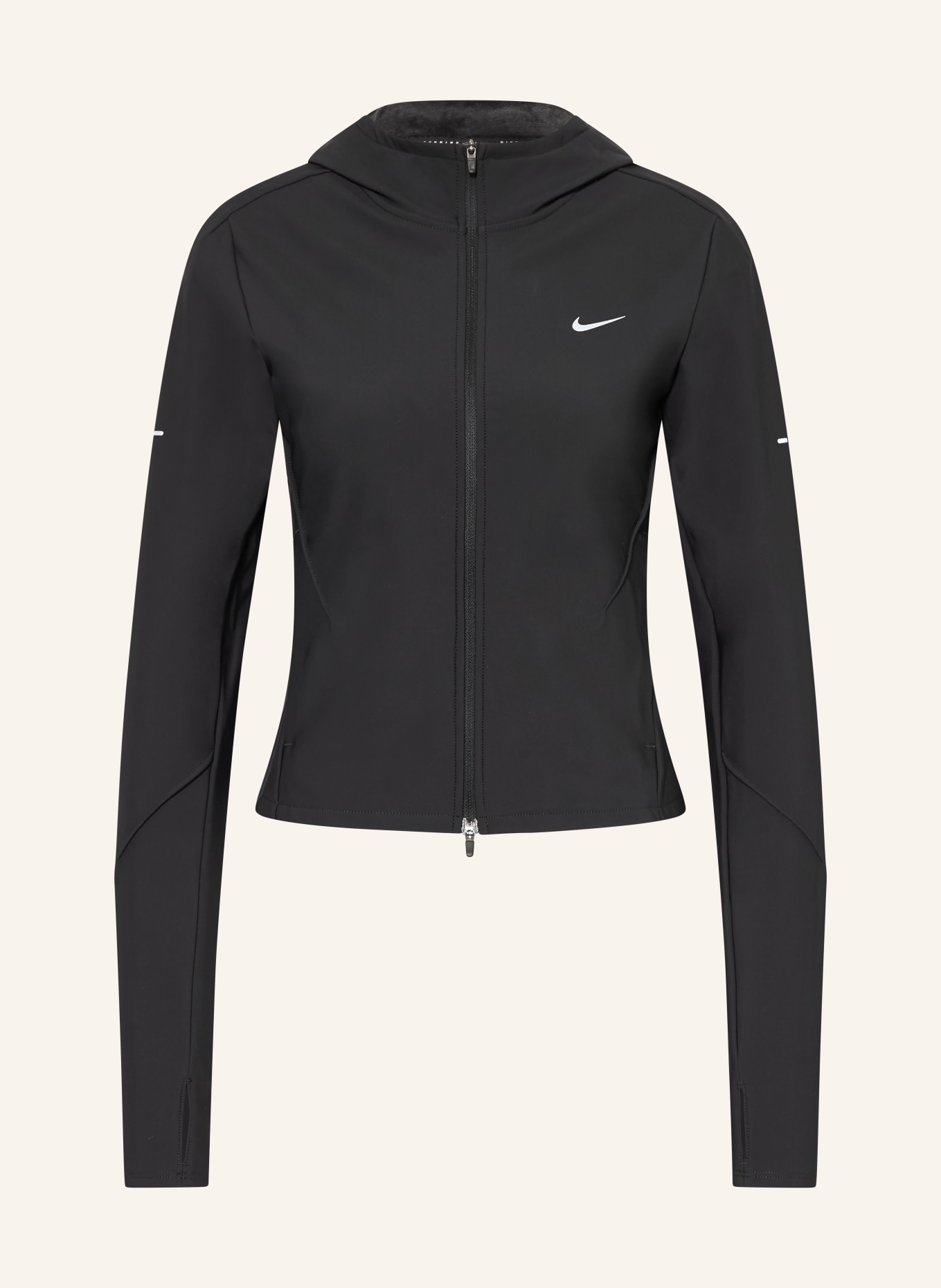 Nike Softshell-Laufjacke SWIFT: SCHWARZ