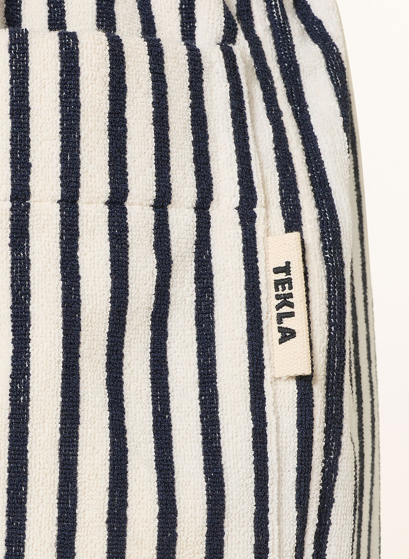 TEKLA Unisexový župan: TMAVĚ MODRÁ / REŽNÁ