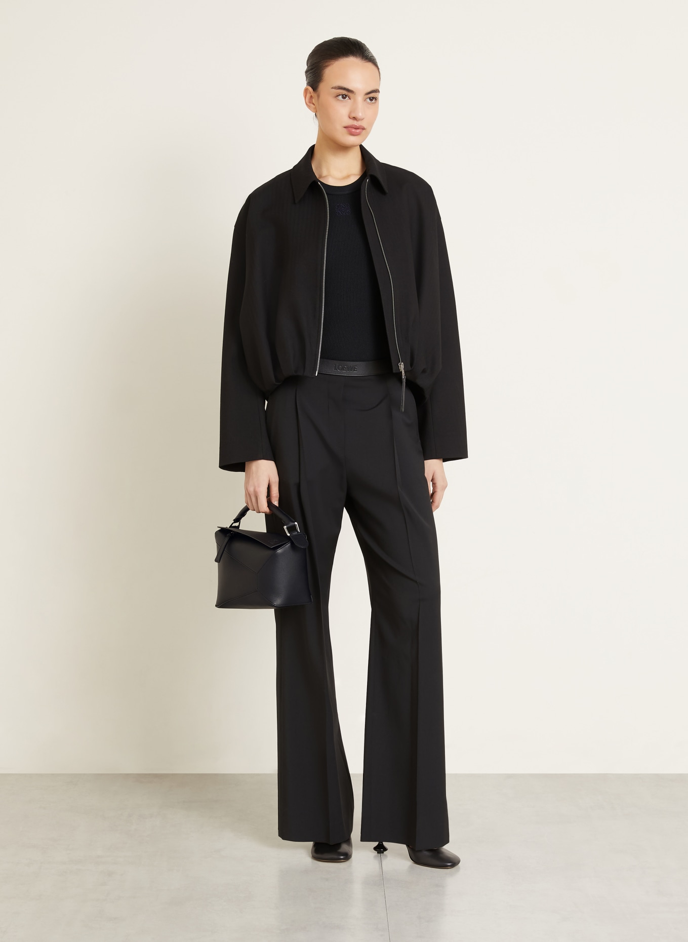 LOEWE Sac à main PUZZLE EDGE SMALL: NOIR