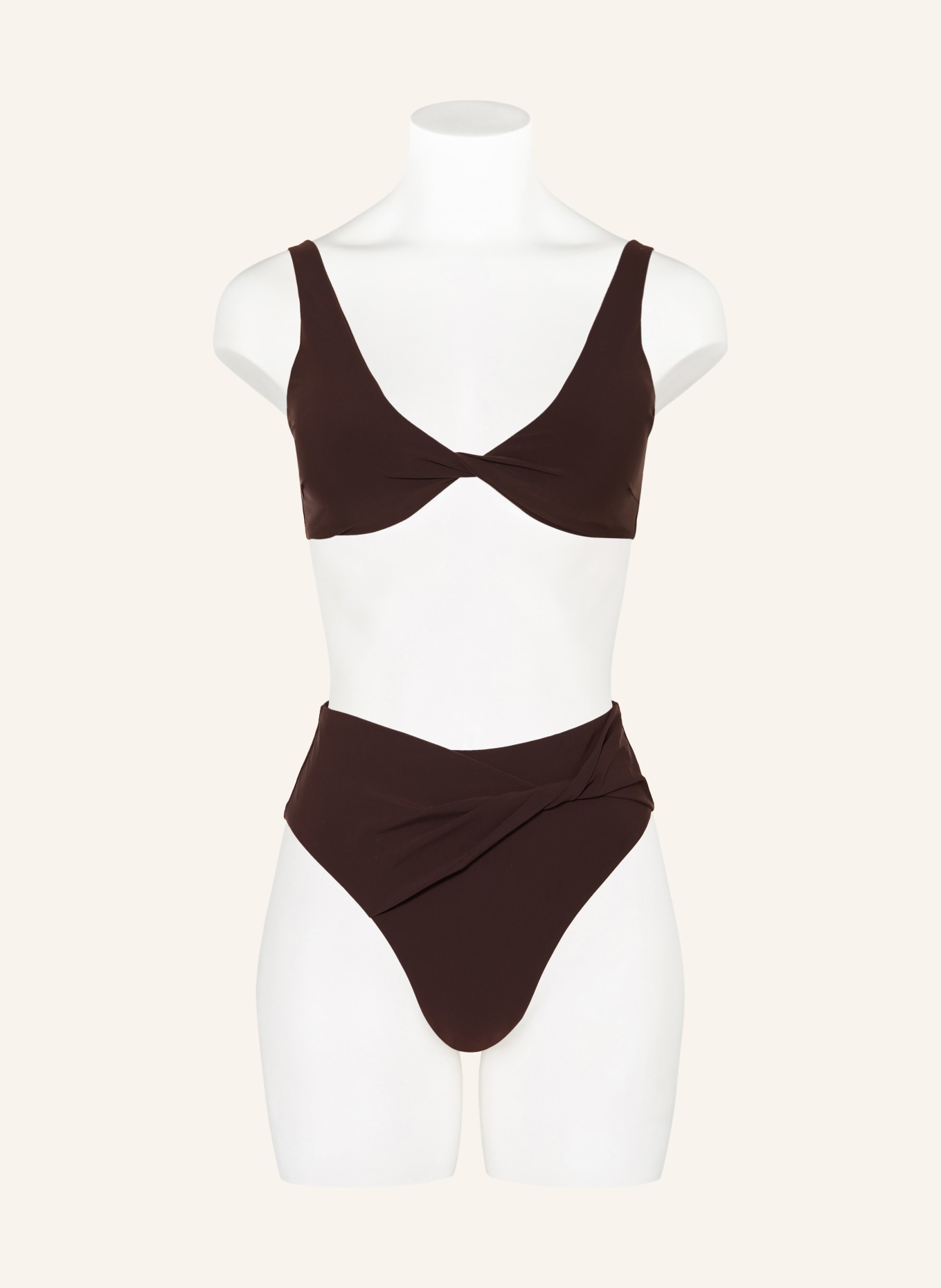 JETS Australia Triangel-Bikini-Top JETSET: DUNKELBRAUN