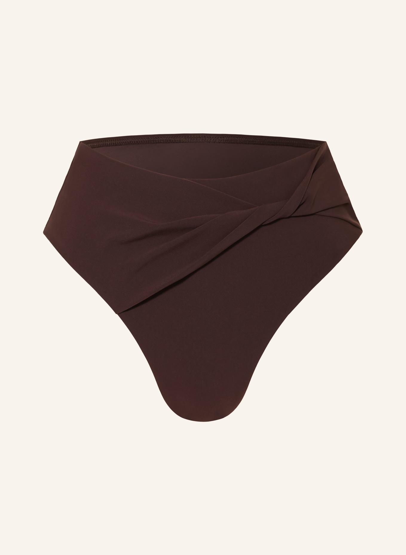 JETS Australia Majtki bikini z wysokim stanem JETSET: CIEMNOBRĄZOWY