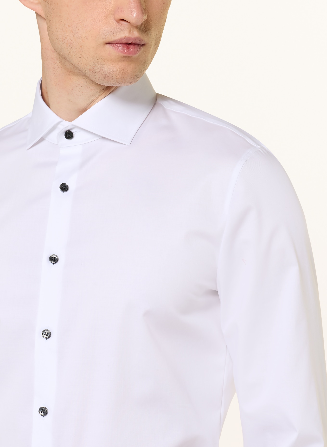 OLYMP Hemd No. Six super slim: WEISS