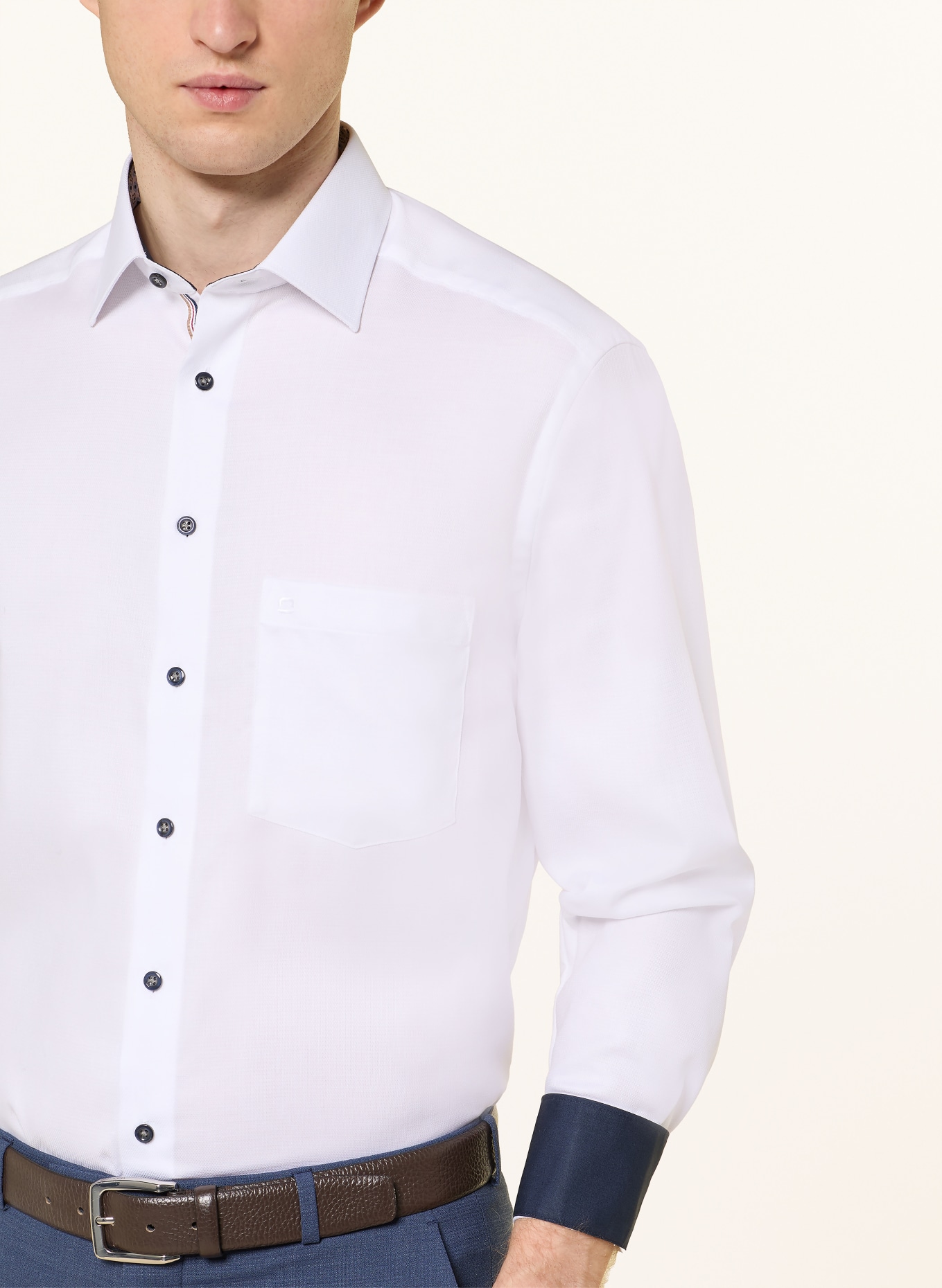 OLYMP Hemd Luxor comfort fit: WEISS