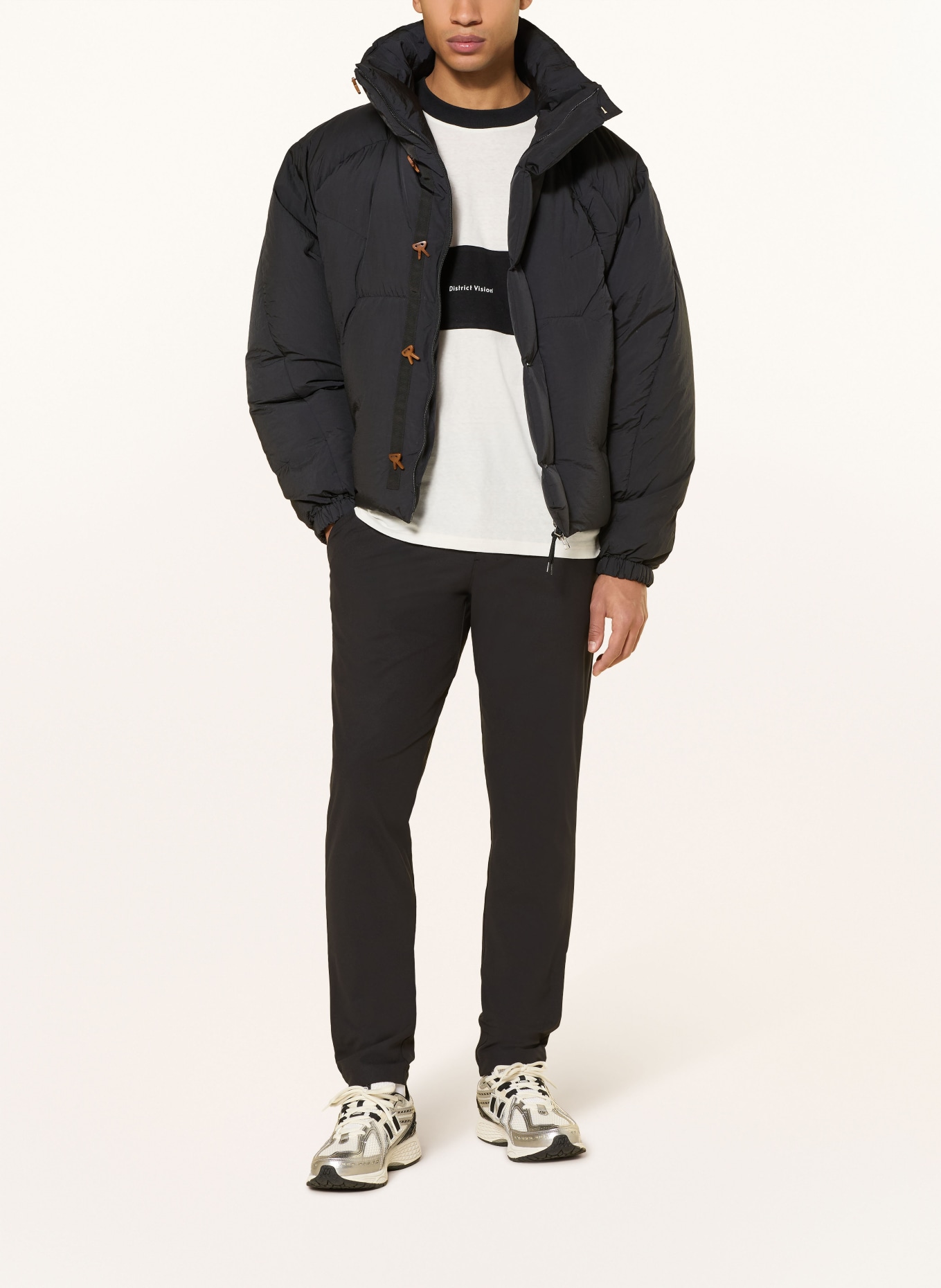 District Vision UDD DX down jacket: BLACK