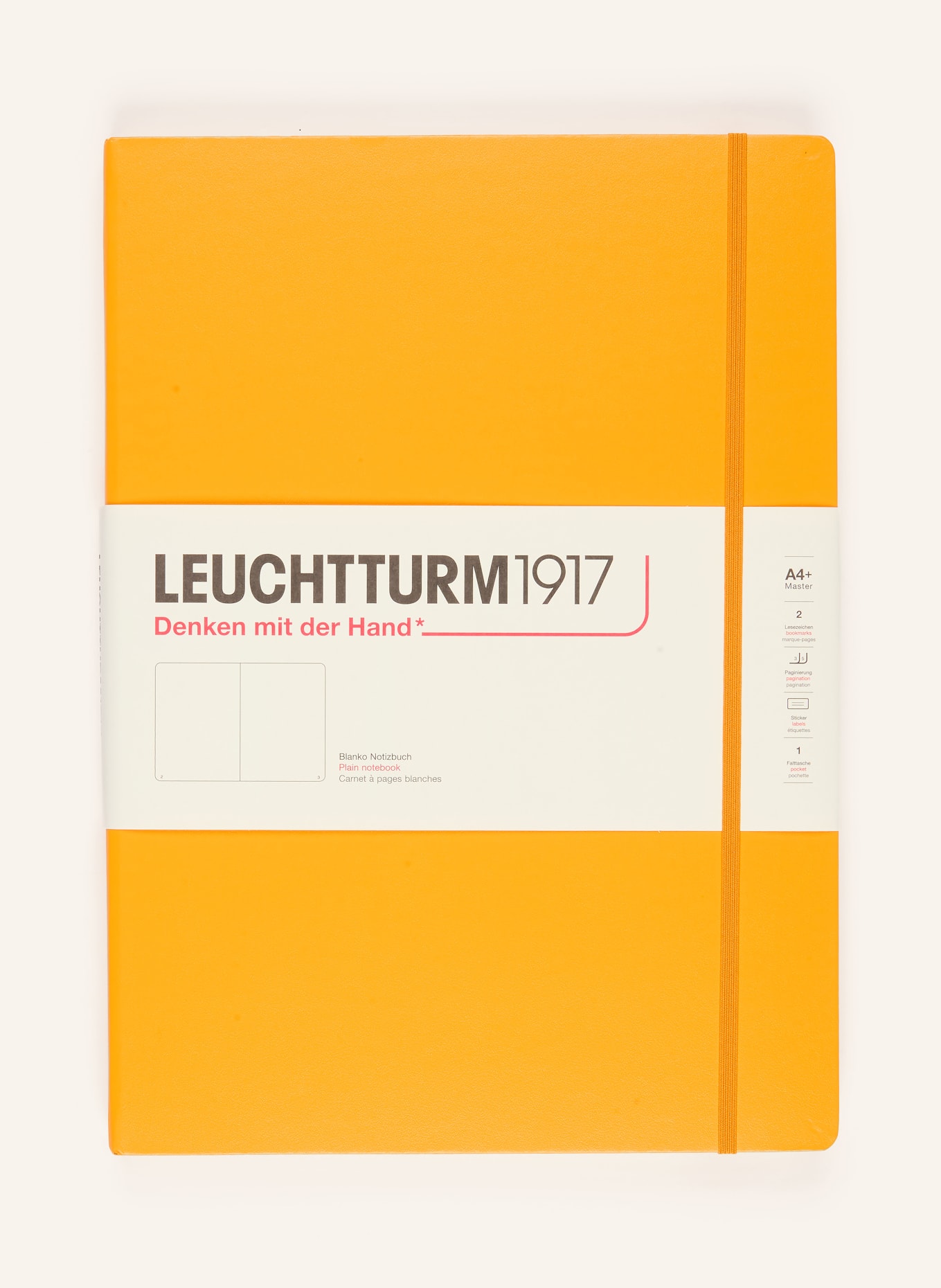 LEUCHTTURM1917 Notizbuch MASTER CLASSIC: ORANGE