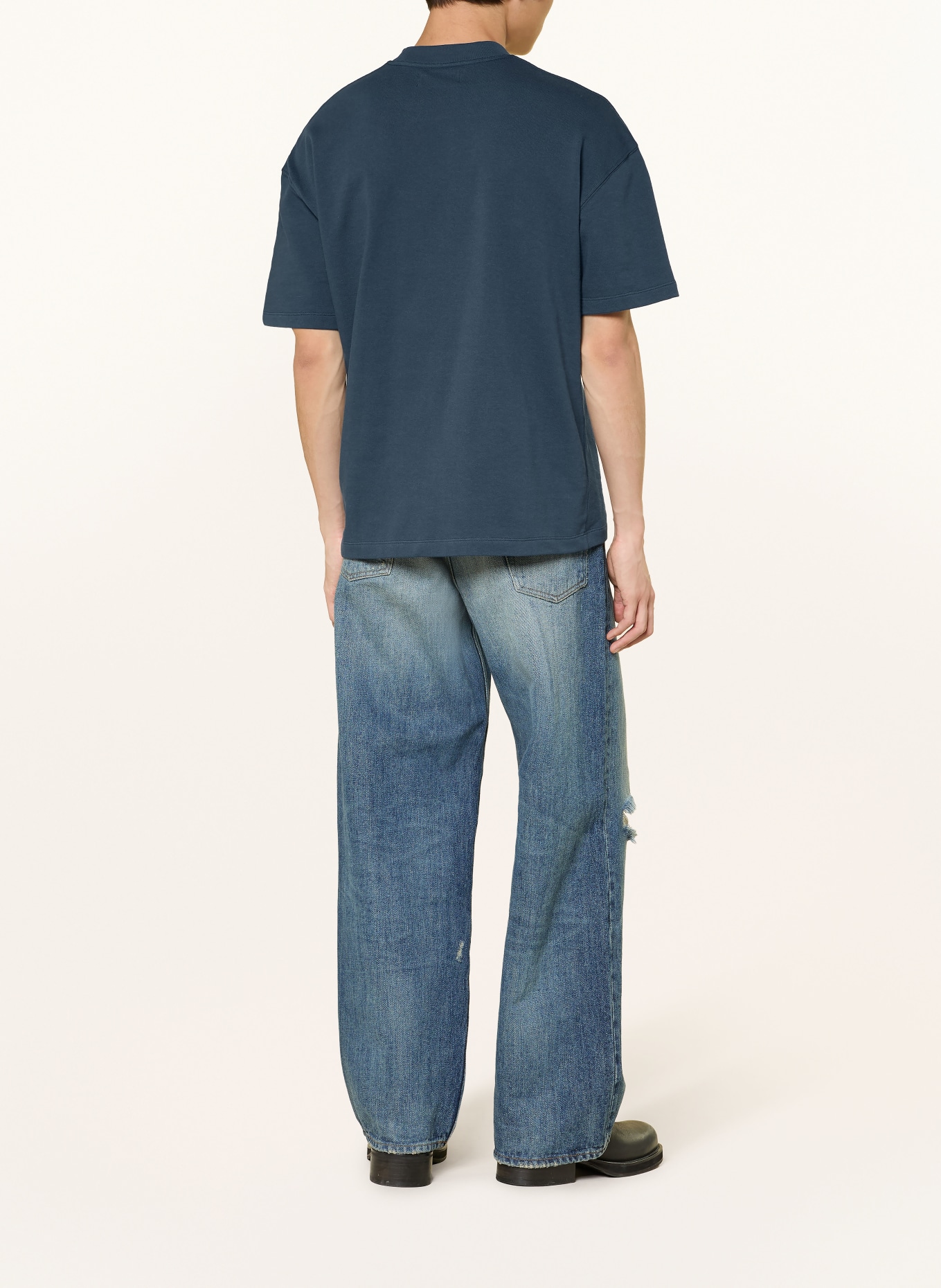 ALLSAINTS Tričko HAVEN: TMAVĚ MODRÁ