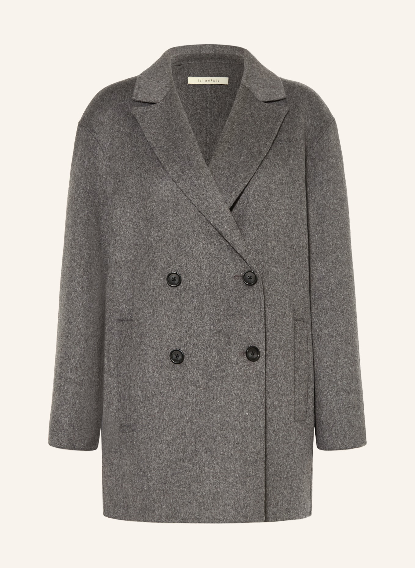 lilienfels płaszcz: CZIEMNOSZARY