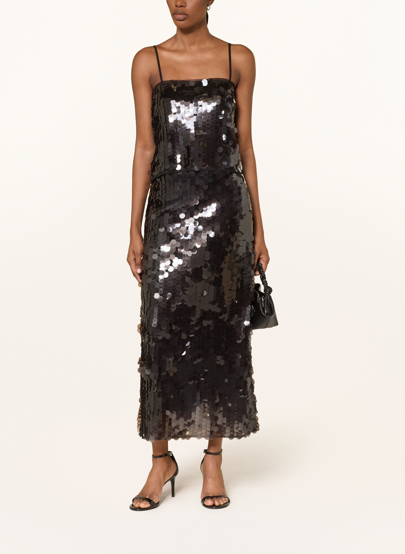 MRS & HUGS Rock mit Pailletten: SCHWARZ