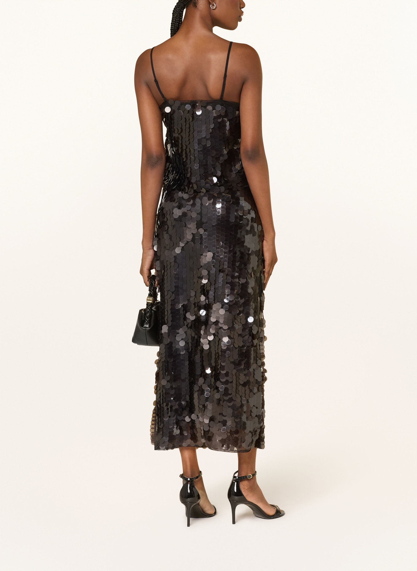 MRS & HUGS Rock mit Pailletten: SCHWARZ