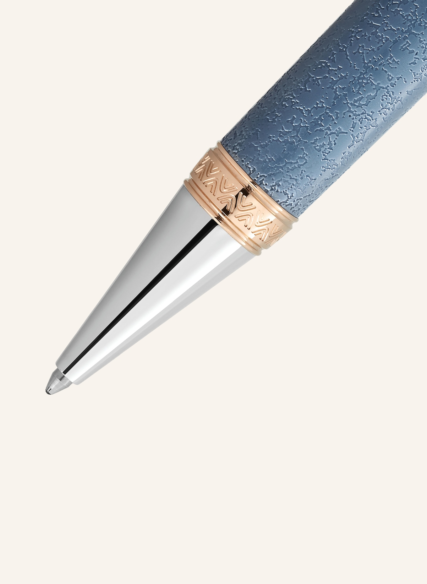 MONTBLANC WRITERS EDITION HOMAGE TO JOHANN WOLFGANG VON GOETHE ballpoint pen: BLUE GRAY