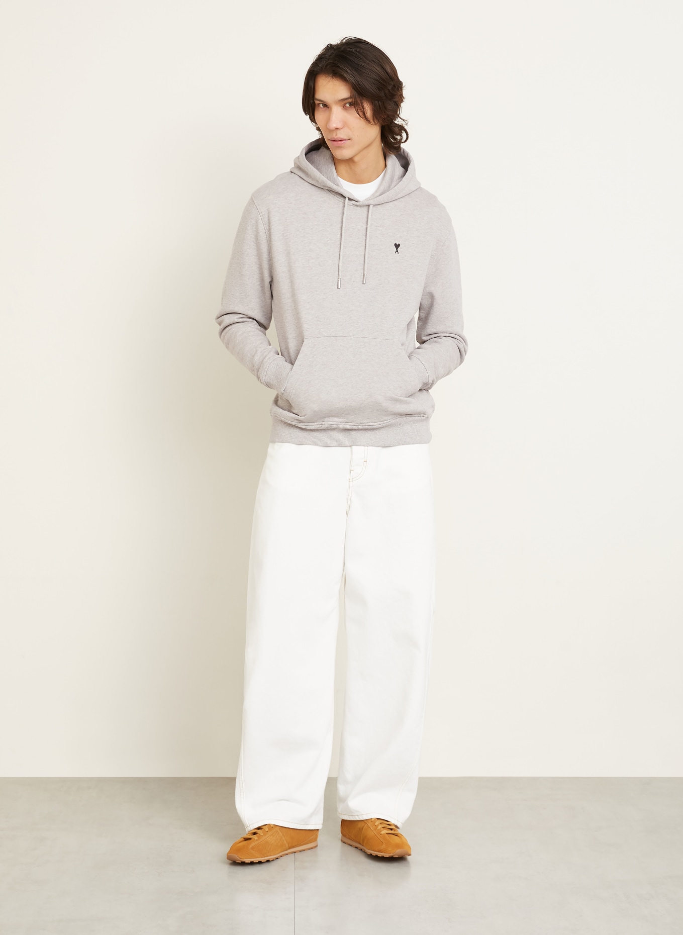 AMI PARIS Hoodie: GRAY
