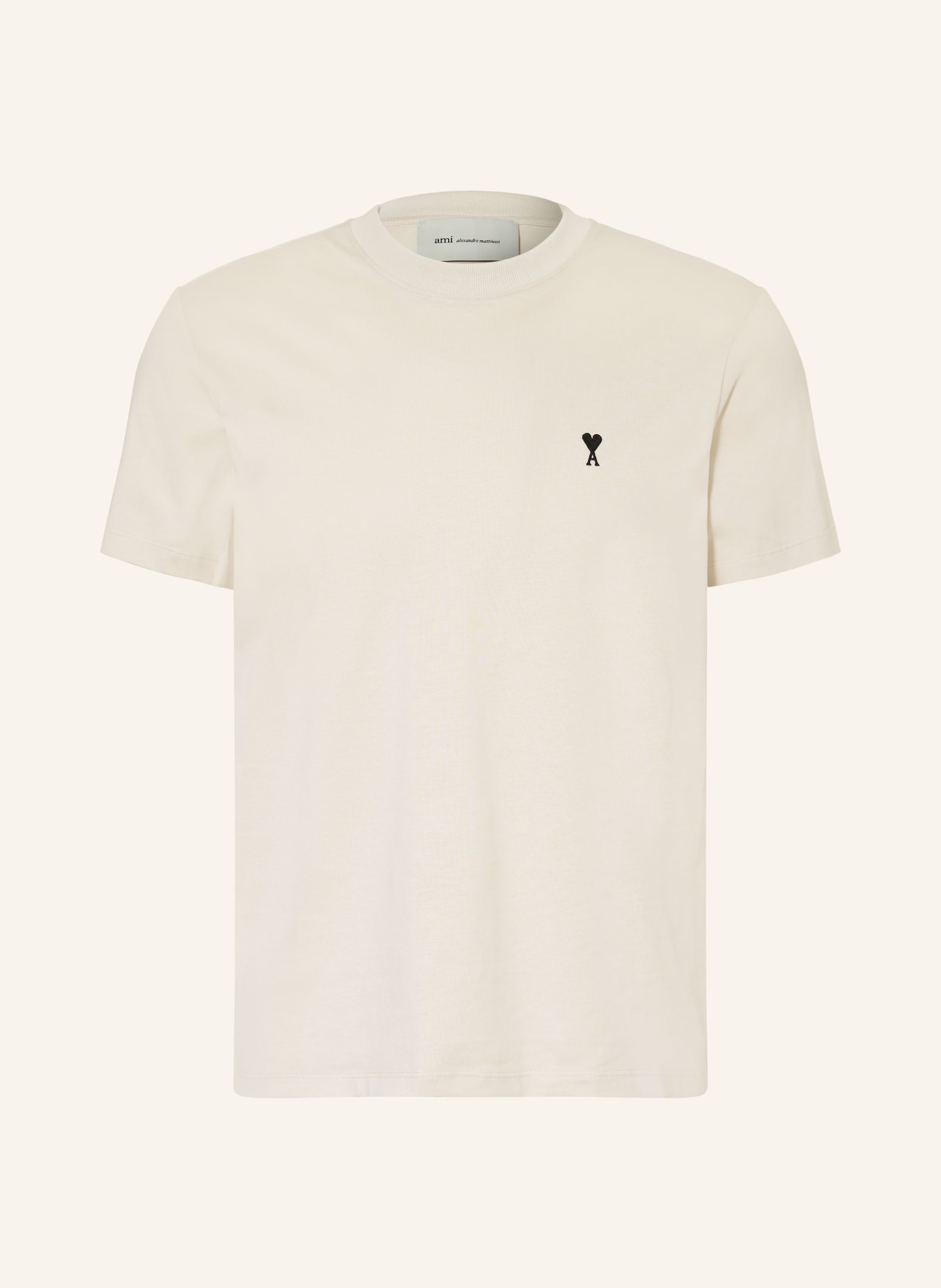 AMI PARIS T-Shirt: BEIGE
