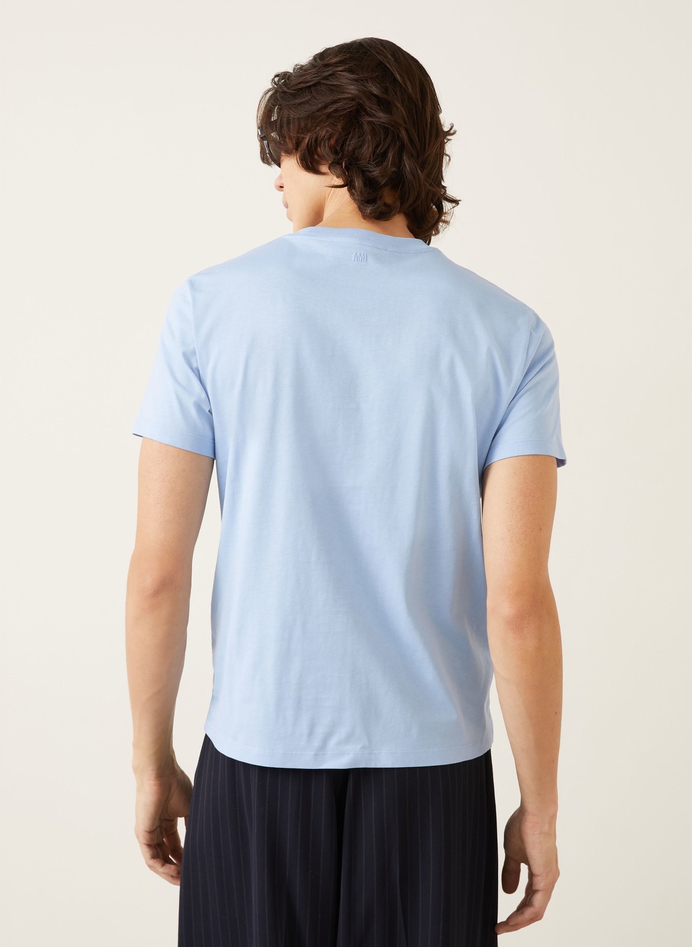 AMI PARIS T-shirt: JASNONIEBIESKI