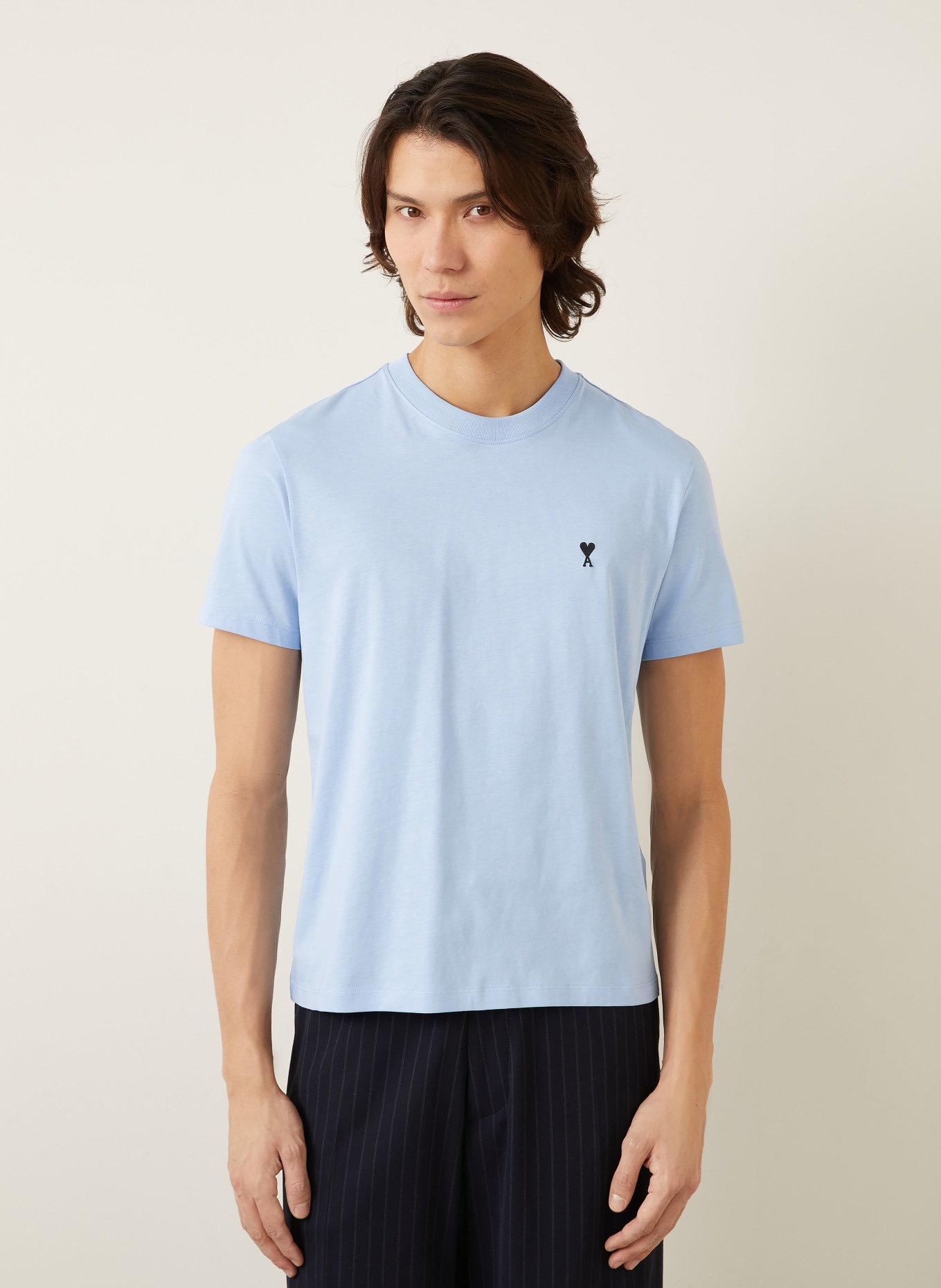 AMI PARIS T-shirt: JASNONIEBIESKI