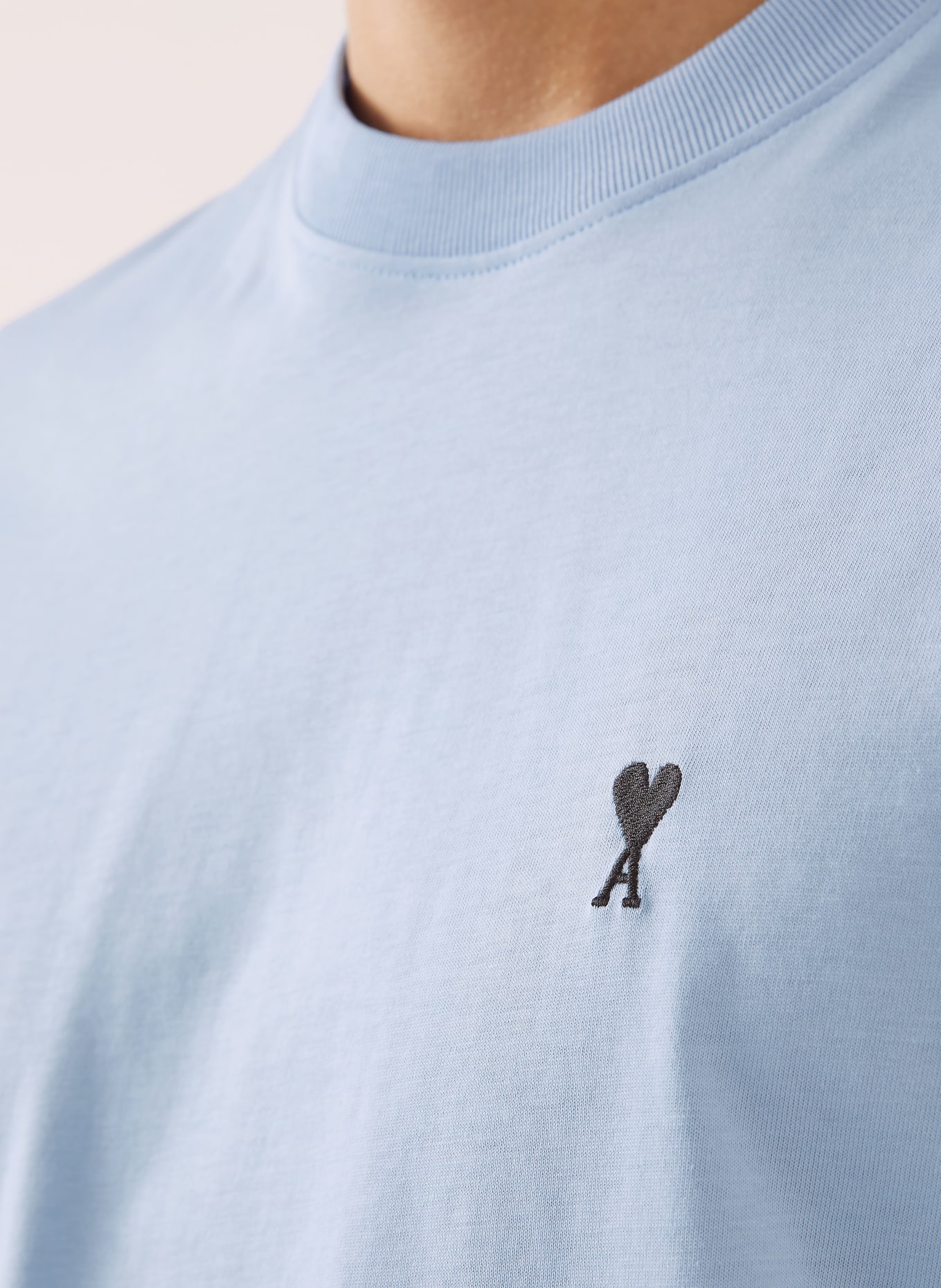 AMI PARIS T-shirt: JASNONIEBIESKI