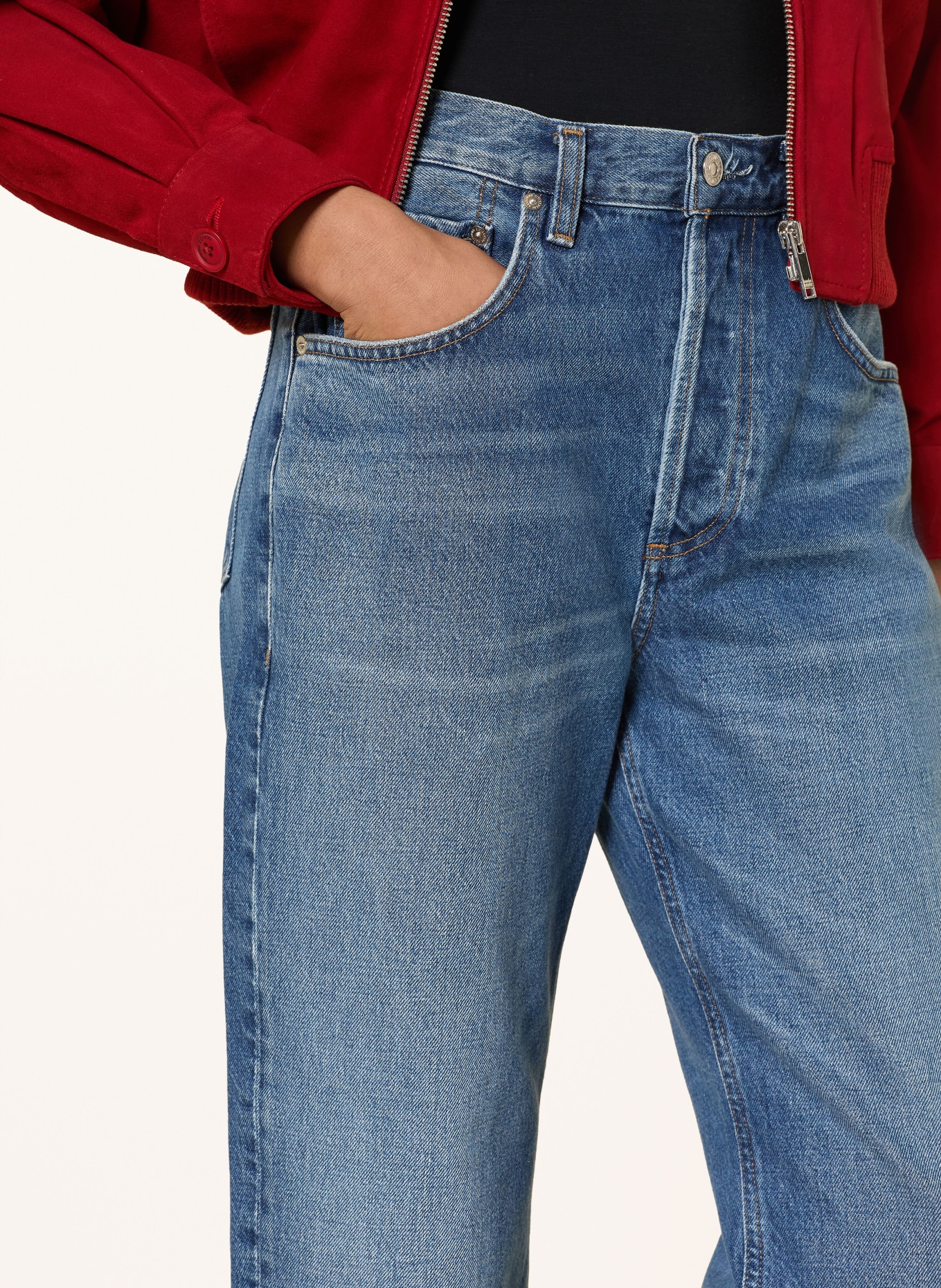 CITIZENS of HUMANITY Cropped Jeans DAHLIA: CHAYA MD/lT INDIGO