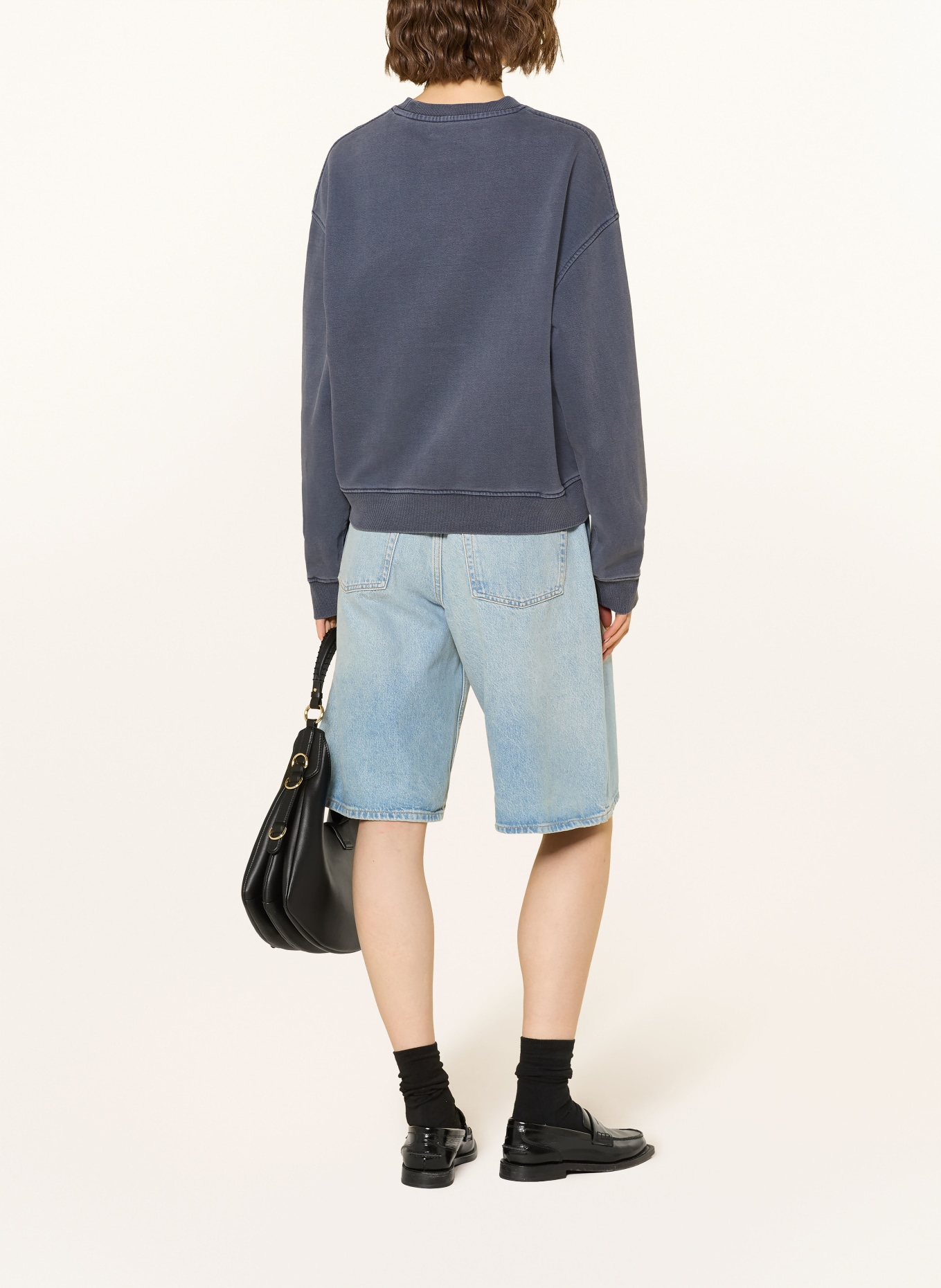 SAMSØE SAMSØE Sweatshirt SAVAN: GRÅ / LYSEGRÅ