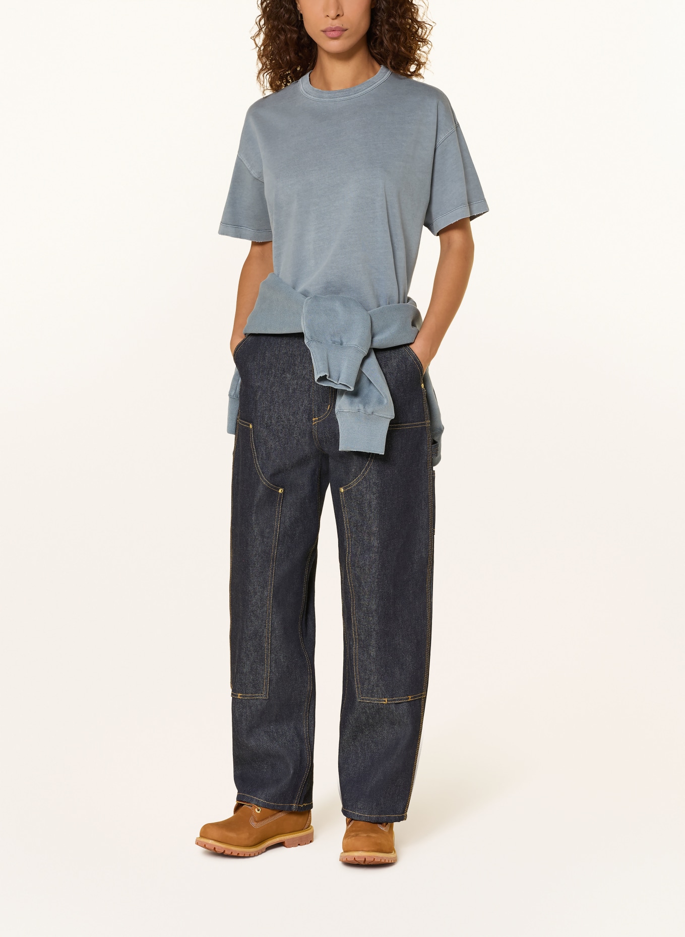 carhartt WIP T-Shirt TORION: BLAUGRAU