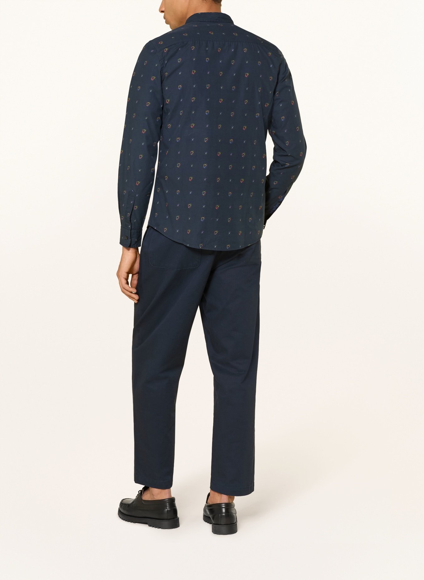 SCOTCH & SODA Hemd Slim Fit: DUNKELBLAU / ROT / GRÜN