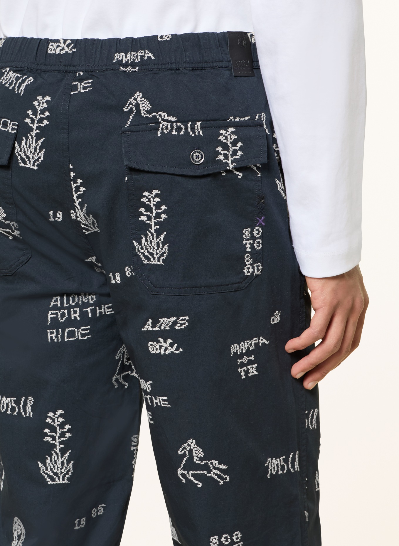 SCOTCH & SODA Chino Regular Fit: DUNKELBLAU