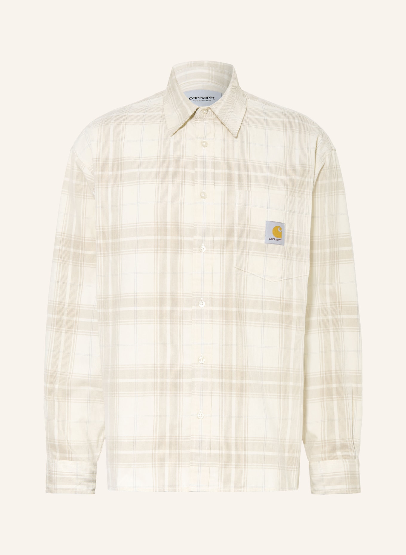 carhartt WIP Cordhemd WILBER Loose Fit: CREME / BEIGE