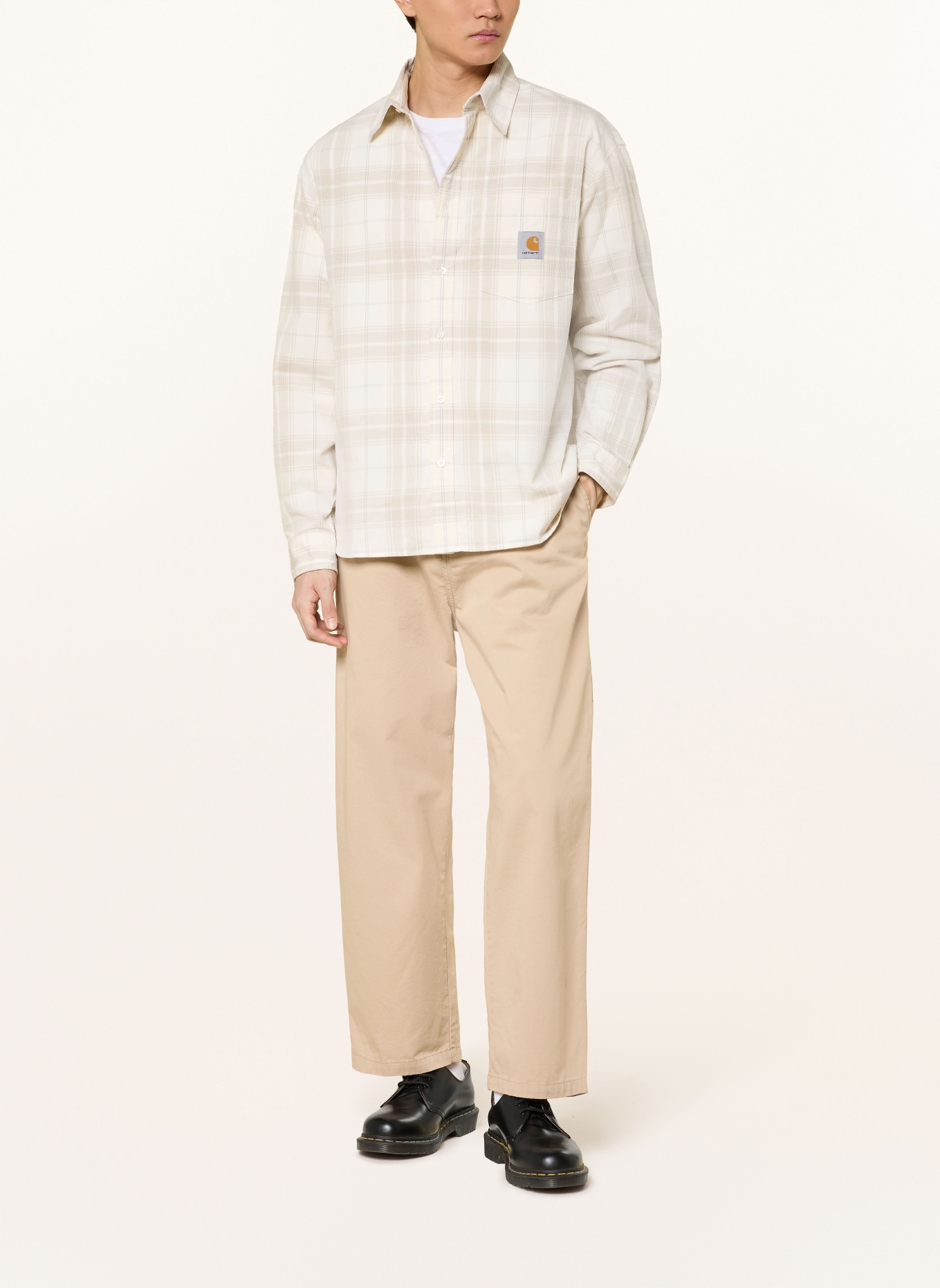 carhartt WIP Cordhemd WILBER Loose Fit: CREME / BEIGE