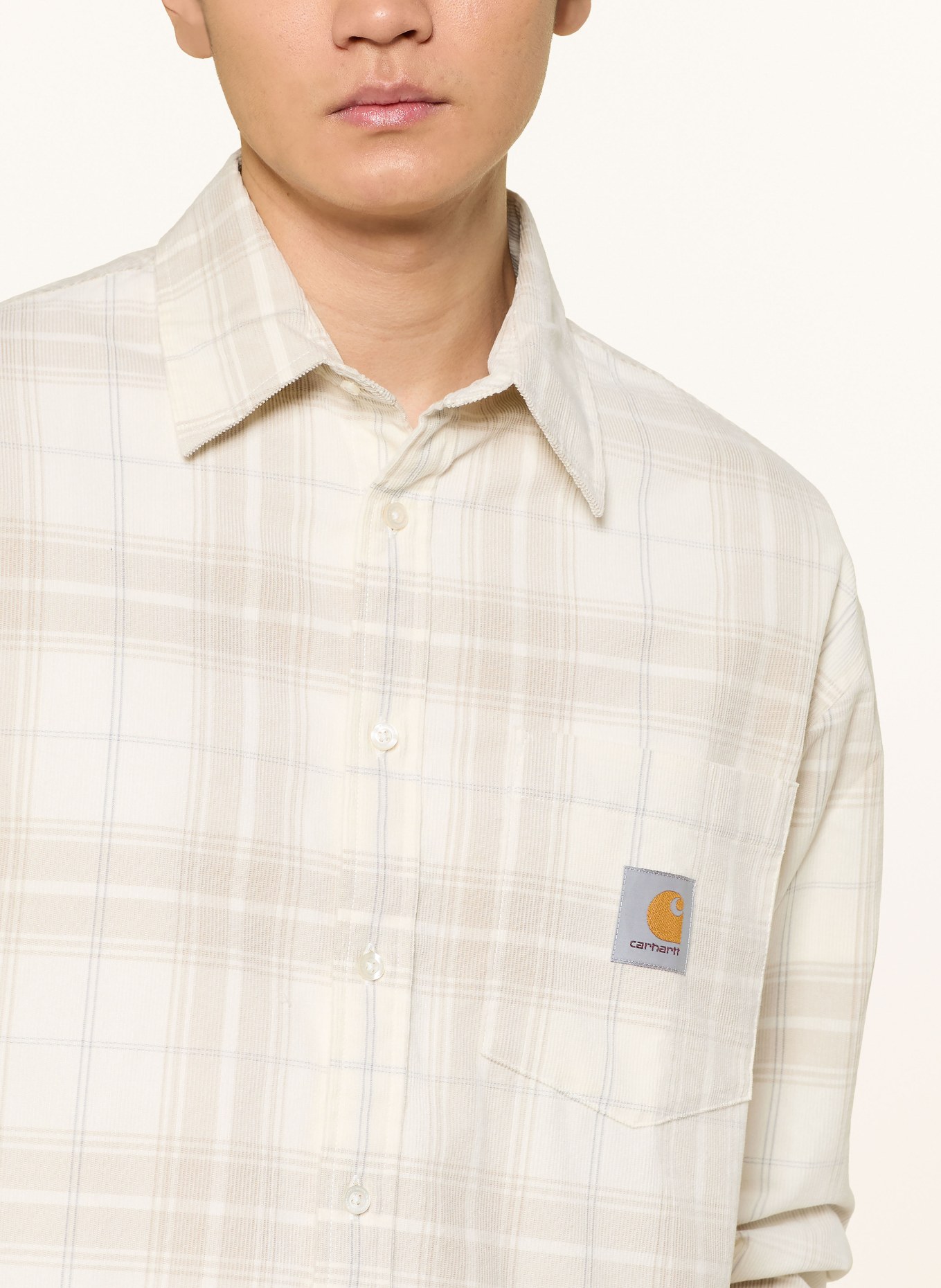 carhartt WIP Cordhemd WILBER Loose Fit: CREME / BEIGE