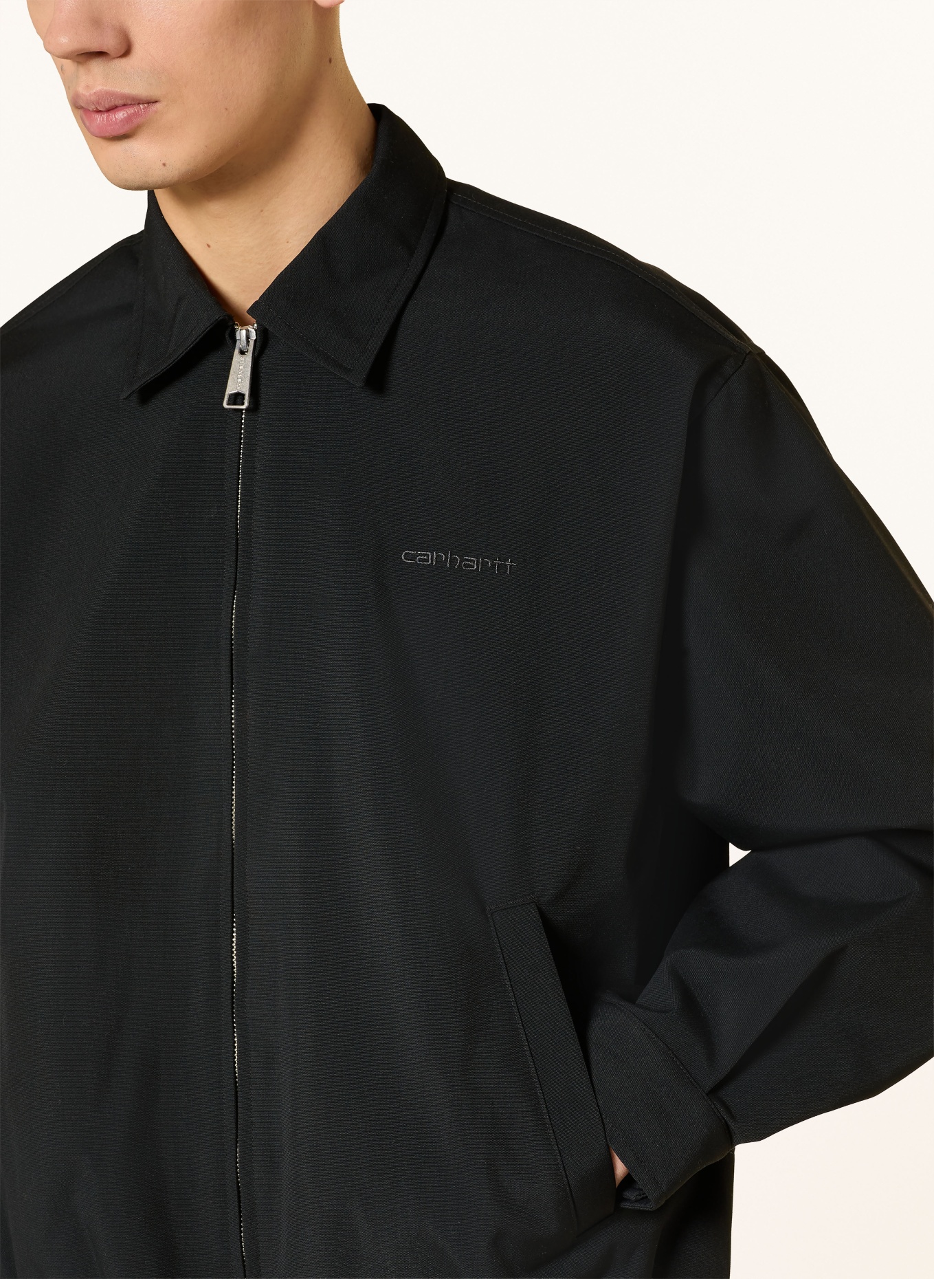 carhartt WIP Bunda NEVEN: ČERNÁ