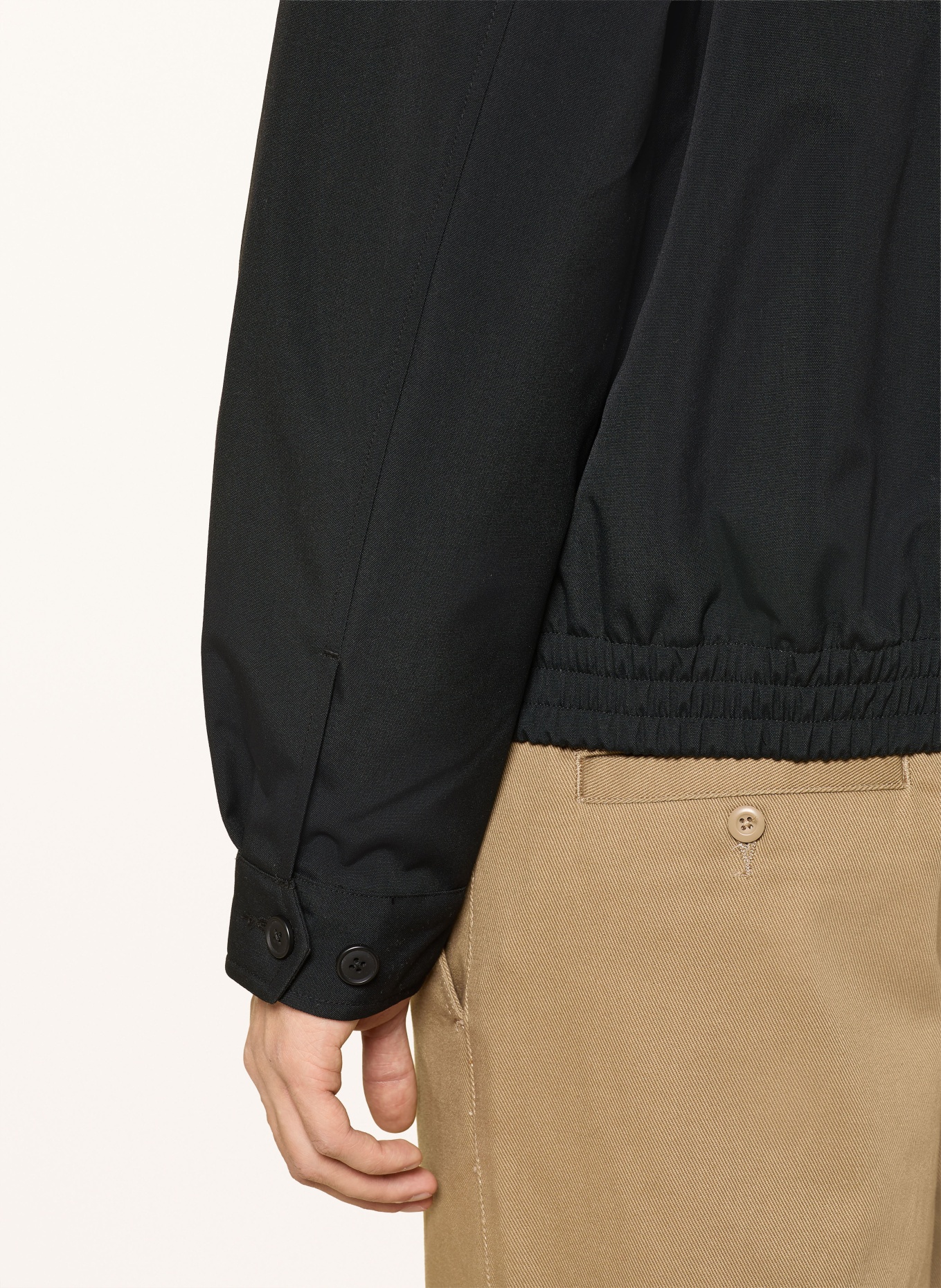 carhartt WIP Bunda NEVEN: ČERNÁ