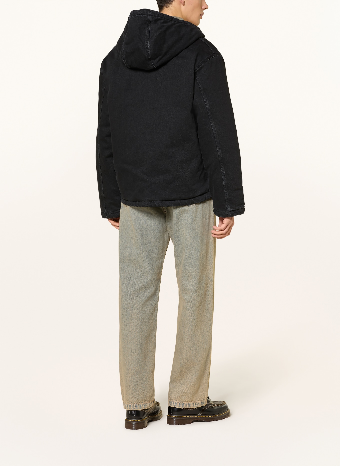 carhartt WIP Kurtka dżinsowa CLEVELAND: 8906 Black, stone washed