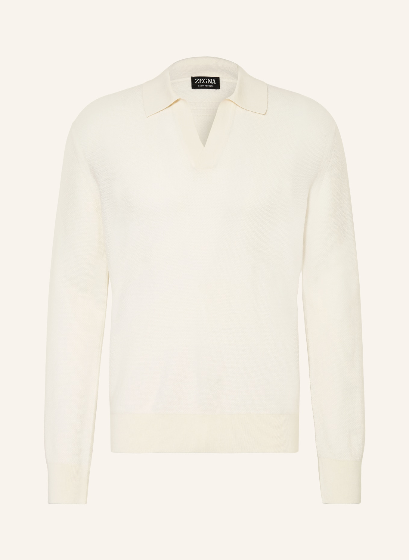 ZEGNA Cashmere-Pullover: CREME