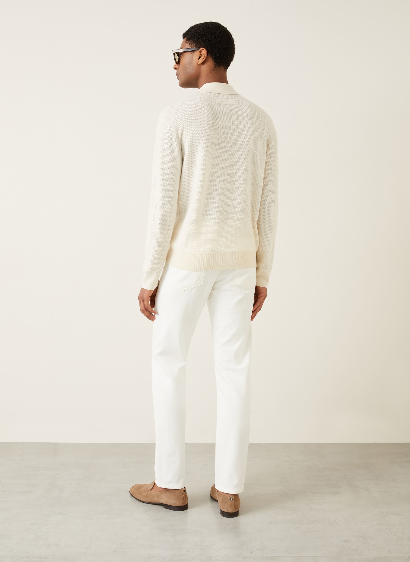 ZEGNA Cashmere-Pullover: CREME