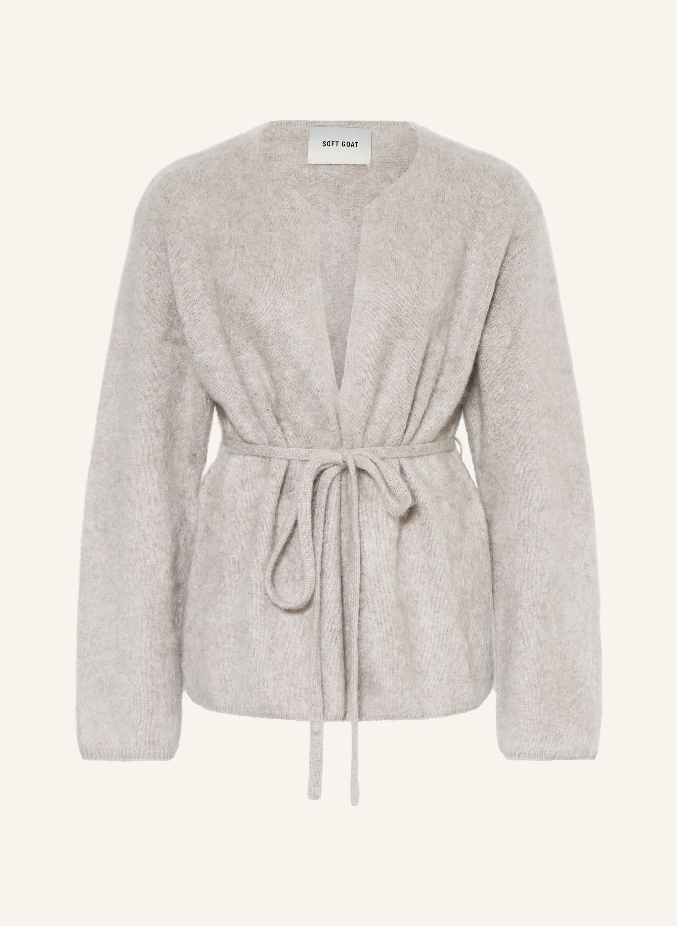 SOFT GOAT Strickhülle aus Cashmere: GRAU