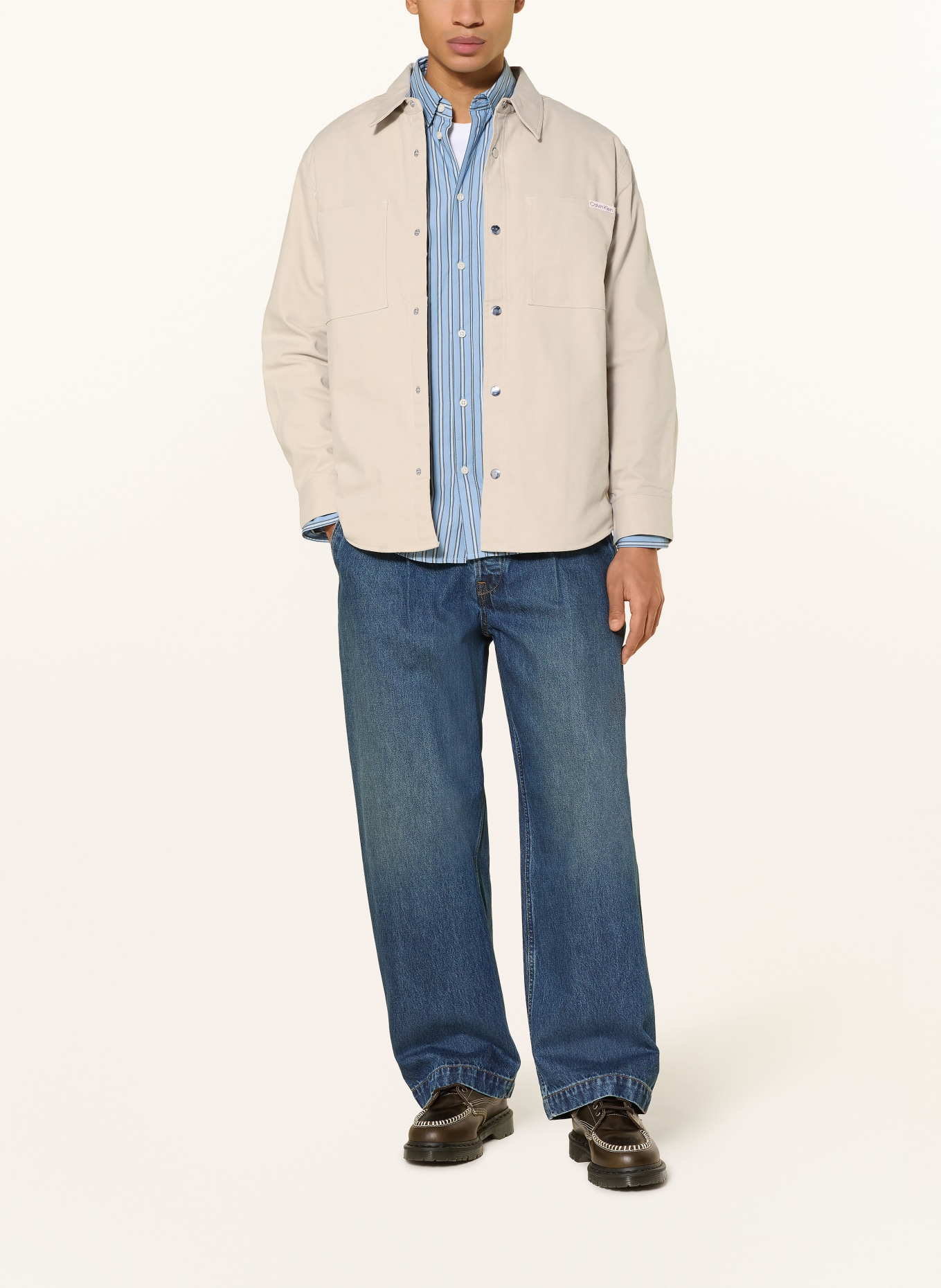 Calvin Klein Jeans Overjacket MATTY: ECRU