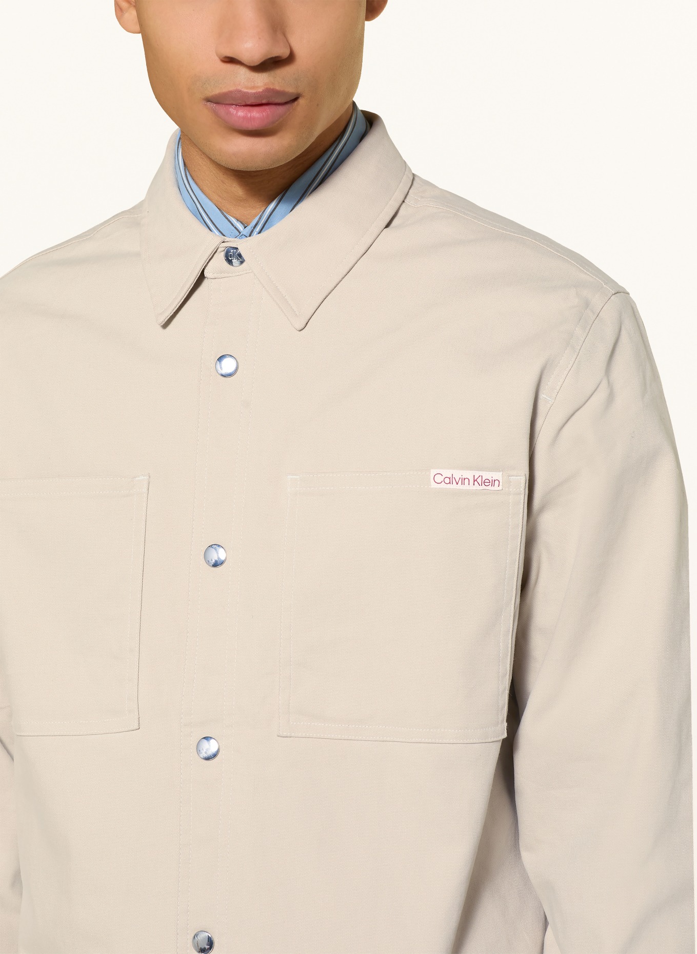 Calvin Klein Jeans Overjacket MATTY: ECRU