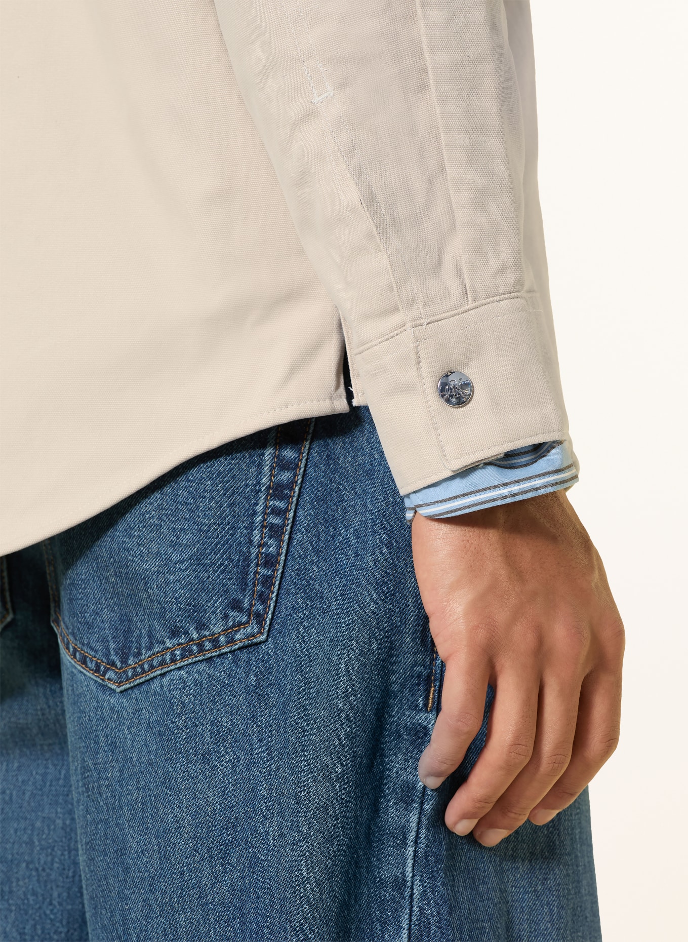 Calvin Klein Jeans Overjacket MATTY: ECRU