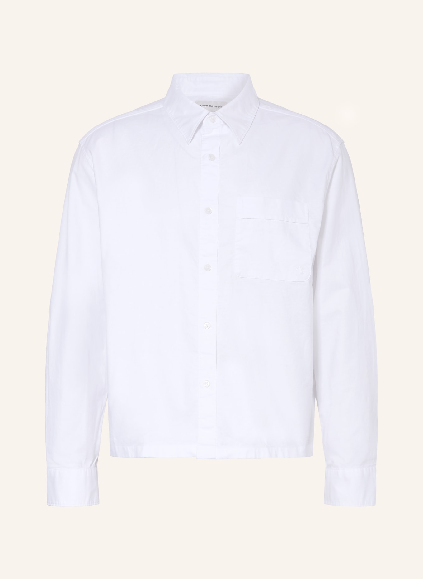 Calvin Klein Jeans Overjacket: WEISS