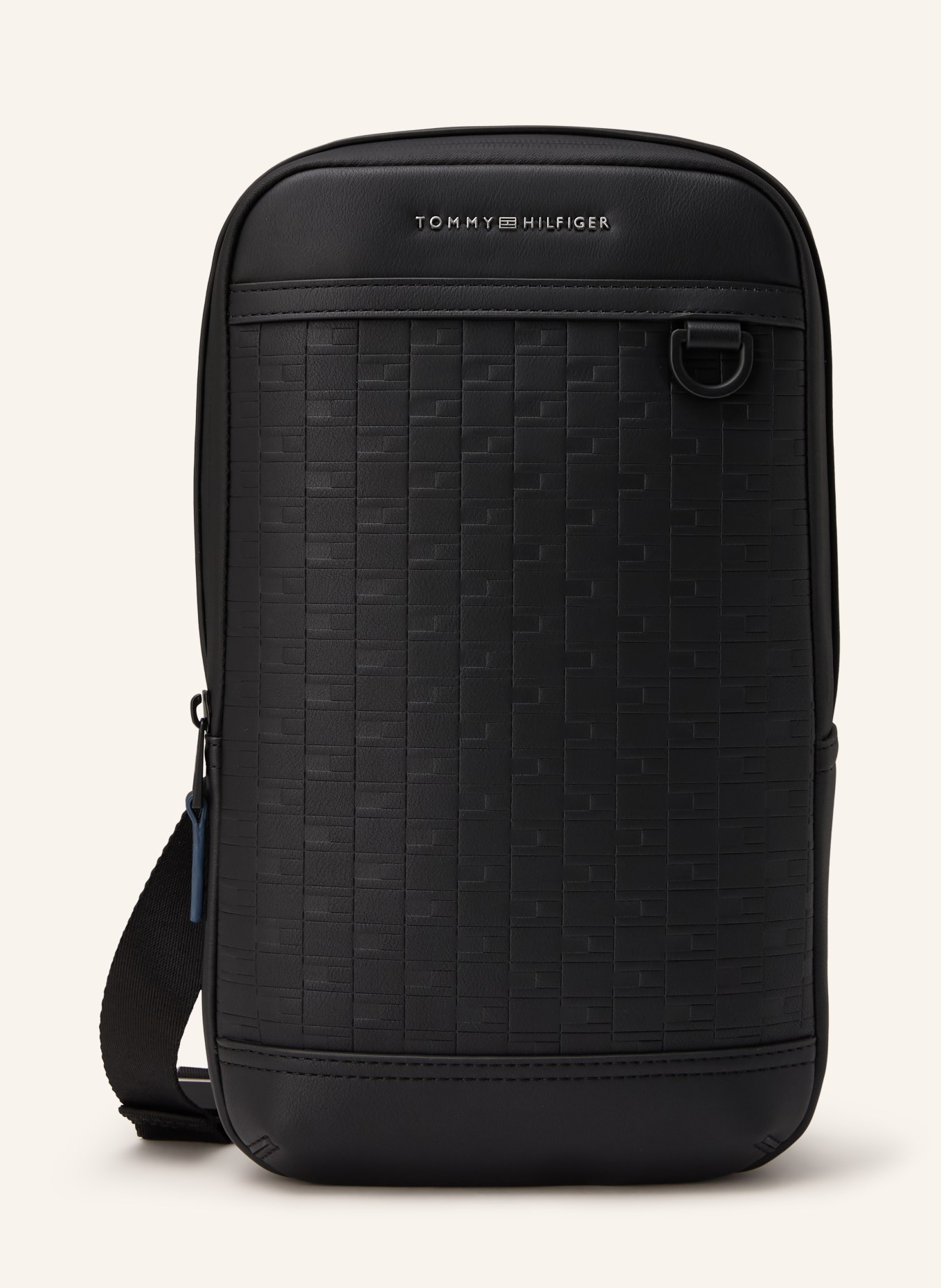 TOMMY HILFIGER torba na ramię: CZARNY