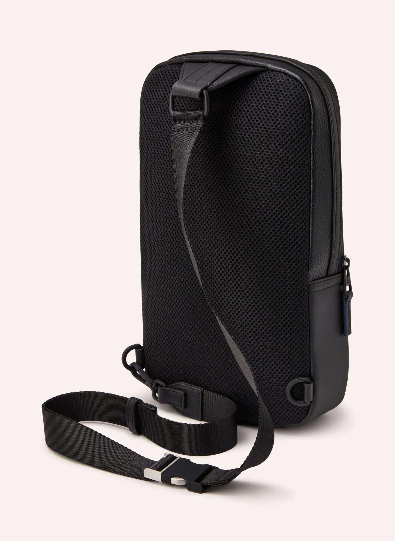 TOMMY HILFIGER torba na ramię: CZARNY