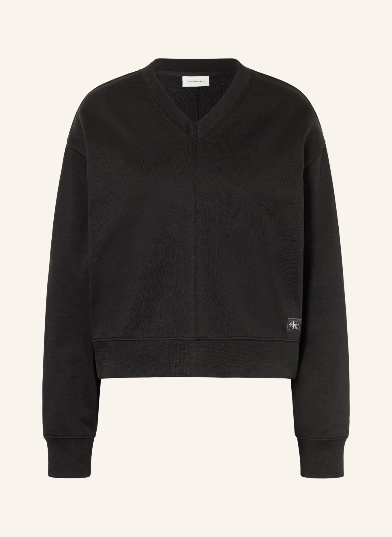 Calvin Klein Jeans Sweatshirt: SCHWARZ
