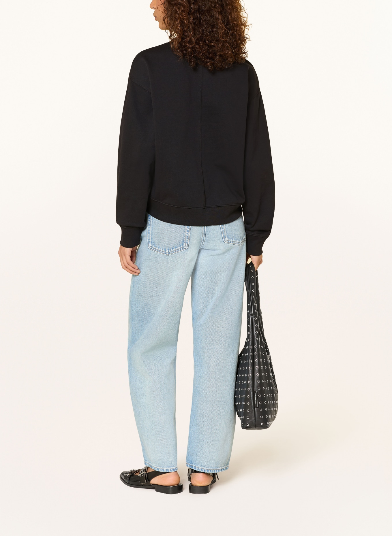 Calvin Klein Jeans Sweatshirt: SCHWARZ